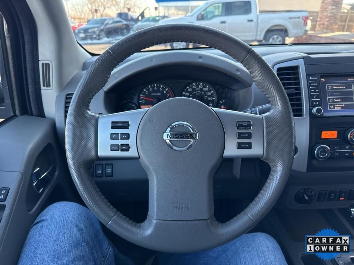 2019 Magnetic Black Pearl /Steel Nissan Frontier SV (1N6AD0EV5KN) with an 4.0L V6 DOHC engine, Automatic transmission, located at 10890 W. Colfax Ave., Lakewood, CO, 80215, (303) 274-7692, 39.739914, -105.120132 - 2019 Nissan Frontier CARFAX One-Owner. 4WD Midnight Edition All Cars Have Clean Titles And Are Serviced Before Sale., CarfaxOne Owner, No Accidents, Apple/Android Car Play, Backup Camera, Heated Seats, Bluetooth/ With Bluetooth Audio, Frontier SV Midnight Edition, 4WD, Bed Liner, Bed Liner/Trailer H - Photo#21