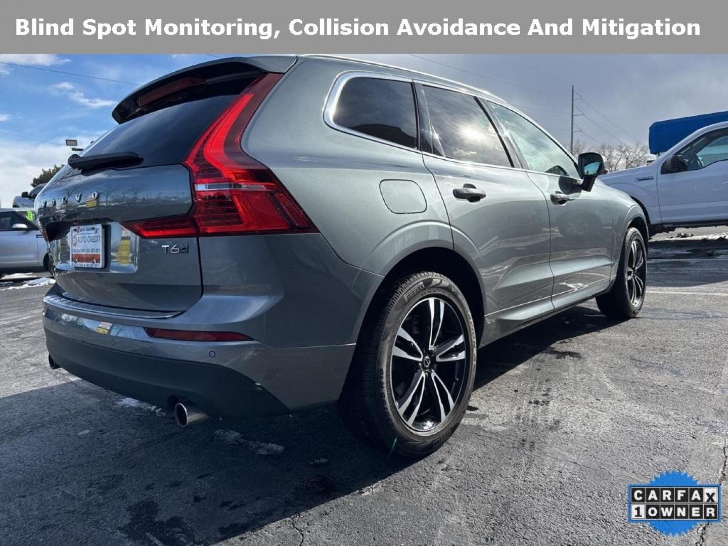 2021 Bright Silver Metallic /Maroon Brown Volvo XC60 T6 Momentum (YV4A22RK5M1) with an I4 Supercharged engine, Automatic transmission, located at 10890 W. Colfax Ave., Lakewood, CO, 80215, (303) 274-7692, 39.739914, -105.120132 - 2021 Volvo XC60 CARFAX One-Owner with regular service on Carfax. T6 engine producing 316 horsepower and equiped with Climate and Premium package. Loaded with hetaed front and rear seats, heated steering wheel, blind spot montoring, collision avoidance and mitigation. Apple/Android Carplay, Panoramic - Photo#5