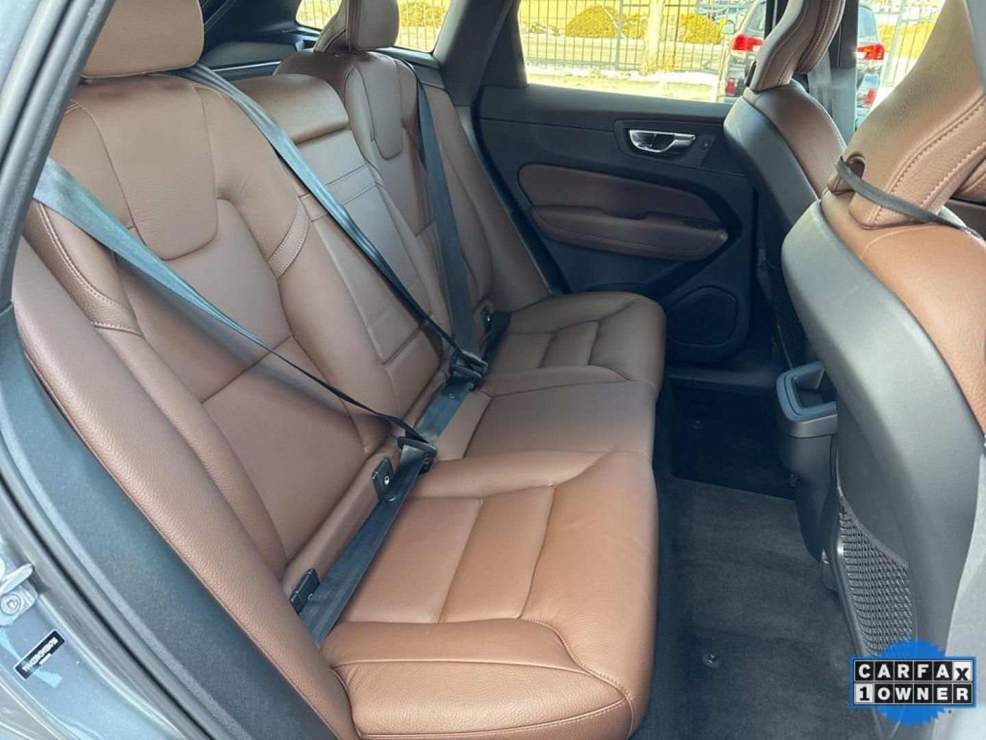 2021 Bright Silver Metallic /Maroon Brown Volvo XC60 T6 Momentum (YV4A22RK5M1) with an I4 Supercharged engine, Automatic transmission, located at 10890 W. Colfax Ave., Lakewood, CO, 80215, (303) 274-7692, 39.739914, -105.120132 - 2021 Volvo XC60 CARFAX One-Owner with regular service on Carfax. T6 engine producing 316 horsepower and equiped with Climate and Premium package. Loaded with hetaed front and rear seats, heated steering wheel, blind spot montoring, collision avoidance and mitigation. Apple/Android Carplay, Panoramic - Photo#15