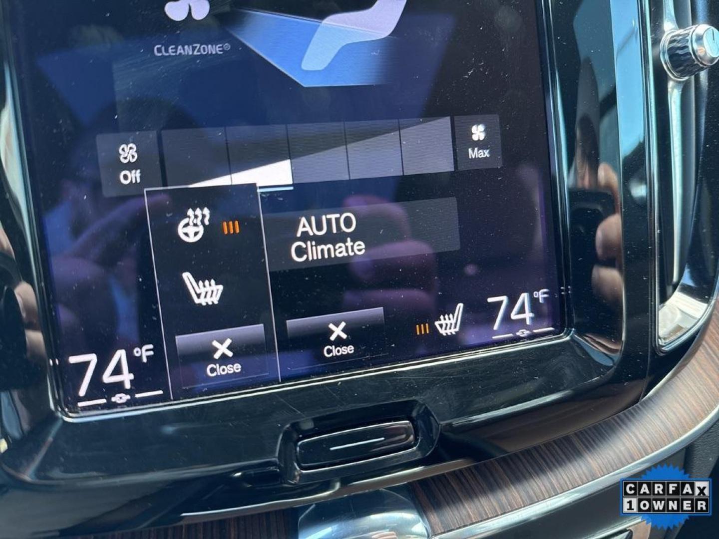 2021 Bright Silver Metallic /Maroon Brown Volvo XC60 T6 Momentum (YV4A22RK5M1) with an I4 Supercharged engine, Automatic transmission, located at 10890 W. Colfax Ave., Lakewood, CO, 80215, (303) 274-7692, 39.739914, -105.120132 - 2021 Volvo XC60 CARFAX One-Owner with regular service on Carfax. T6 engine producing 316 horsepower and equiped with Climate and Premium package. Loaded with hetaed front and rear seats, heated steering wheel, blind spot montoring, collision avoidance and mitigation. Apple/Android Carplay, Panoramic - Photo#20