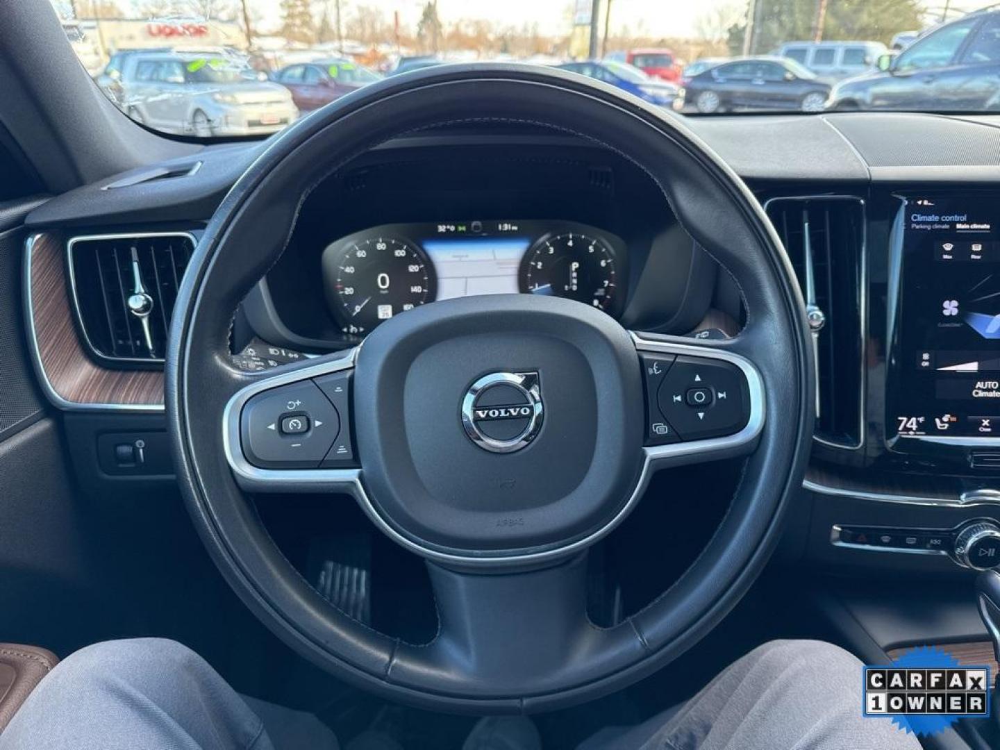 2021 Bright Silver Metallic /Maroon Brown Volvo XC60 T6 Momentum (YV4A22RK5M1) with an I4 Supercharged engine, Automatic transmission, located at 10890 W. Colfax Ave., Lakewood, CO, 80215, (303) 274-7692, 39.739914, -105.120132 - 2021 Volvo XC60 CARFAX One-Owner with regular service on Carfax. T6 engine producing 316 horsepower and equiped with Climate and Premium package. Loaded with hetaed front and rear seats, heated steering wheel, blind spot montoring, collision avoidance and mitigation. Apple/Android Carplay, Panoramic - Photo#28