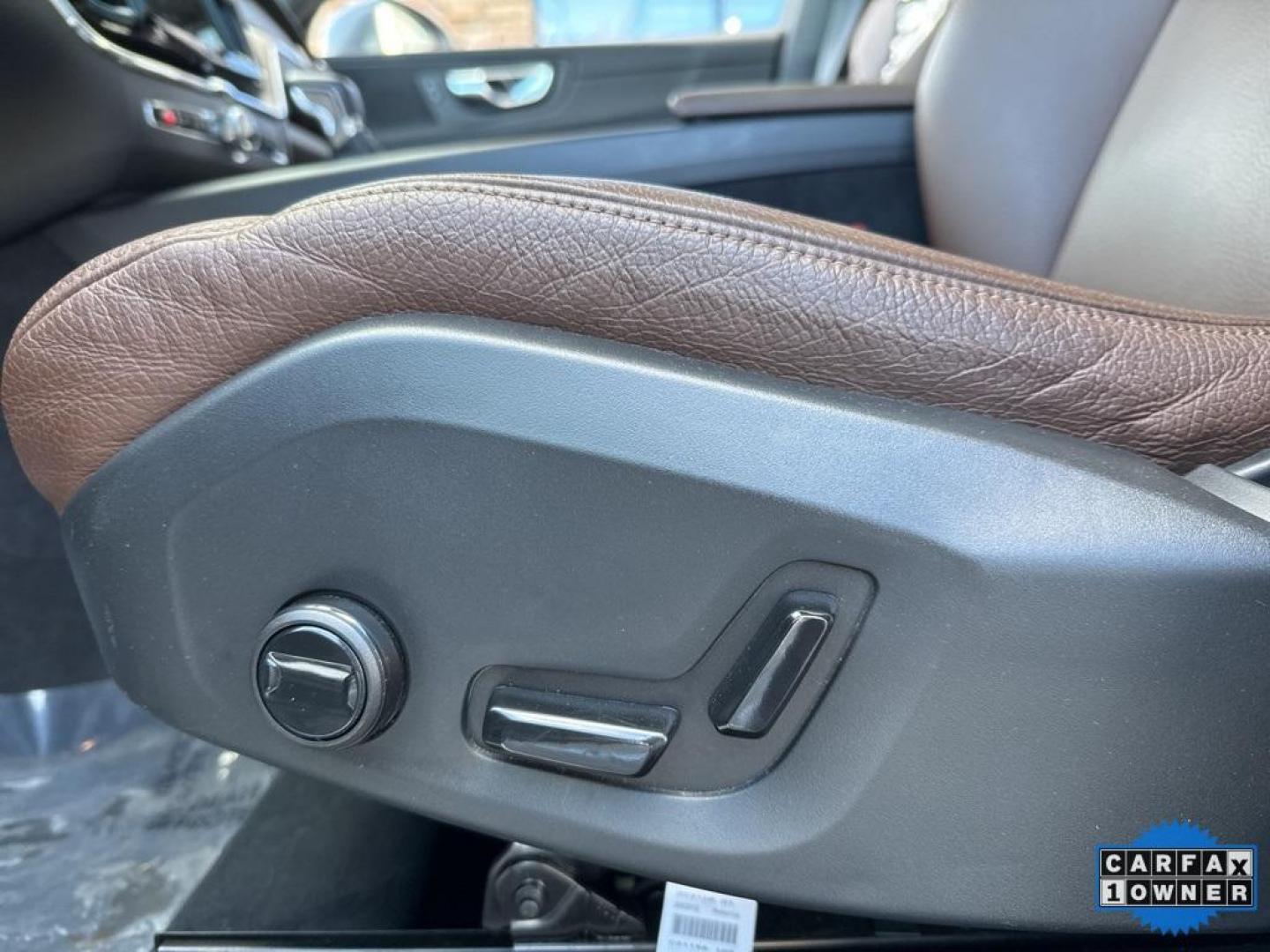 2021 Bright Silver Metallic /Maroon Brown Volvo XC60 T6 Momentum (YV4A22RK5M1) with an I4 Supercharged engine, Automatic transmission, located at 10890 W. Colfax Ave., Lakewood, CO, 80215, (303) 274-7692, 39.739914, -105.120132 - 2021 Volvo XC60 CARFAX One-Owner with regular service on Carfax. T6 engine producing 316 horsepower and equiped with Climate and Premium package. Loaded with hetaed front and rear seats, heated steering wheel, blind spot montoring, collision avoidance and mitigation. Apple/Android Carplay, Panoramic - Photo#34