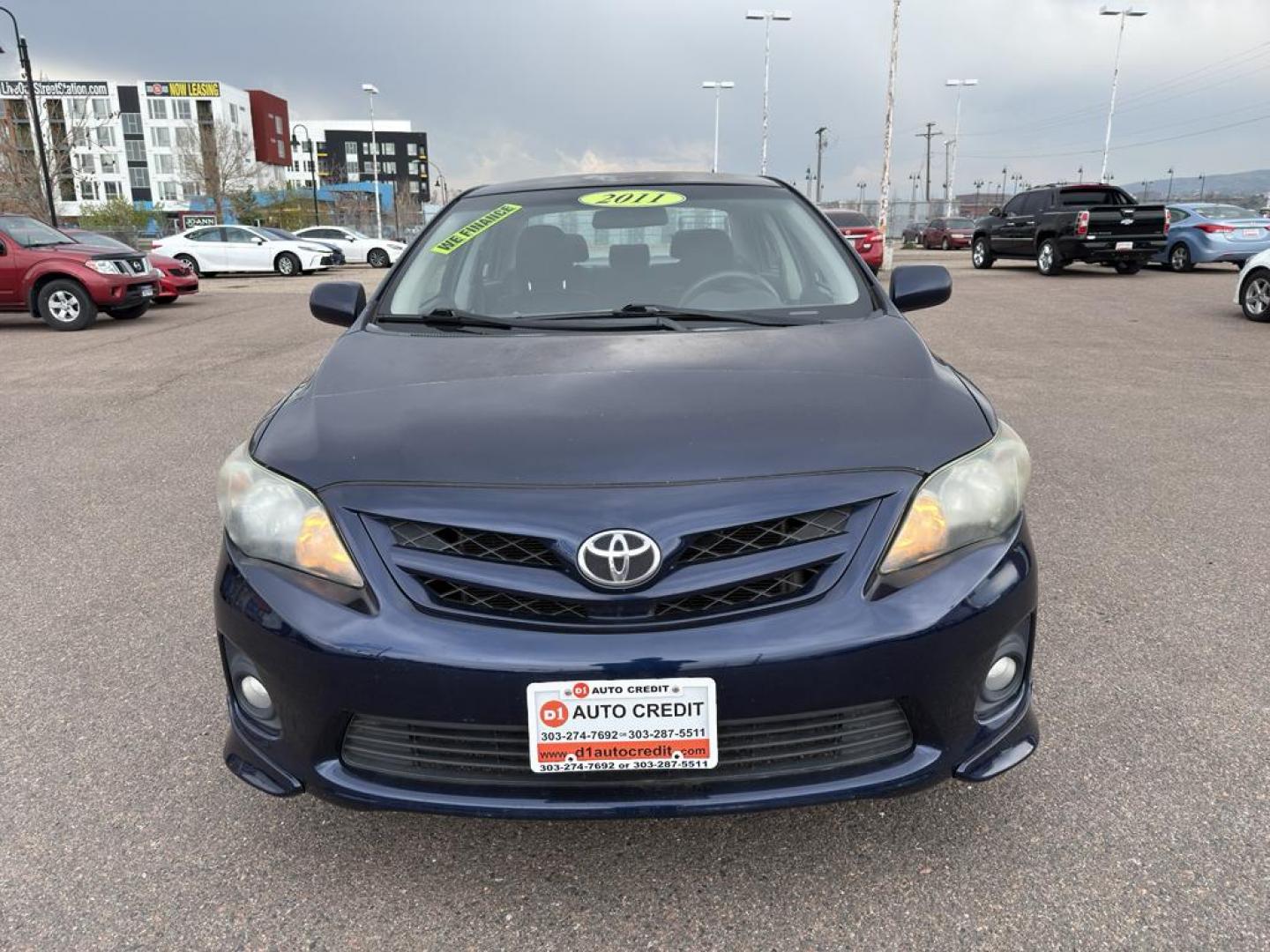 2011 BLUE Toyota Corolla S 5-SPEED MT (2T1BU4EE3BC) with an 4 Cyl, 1.8L engine, Manual transmission, located at 10890 W. Colfax Ave., Lakewood, CO, 80215, (303) 274-7692, 39.739914, -105.120132 - Photo#1