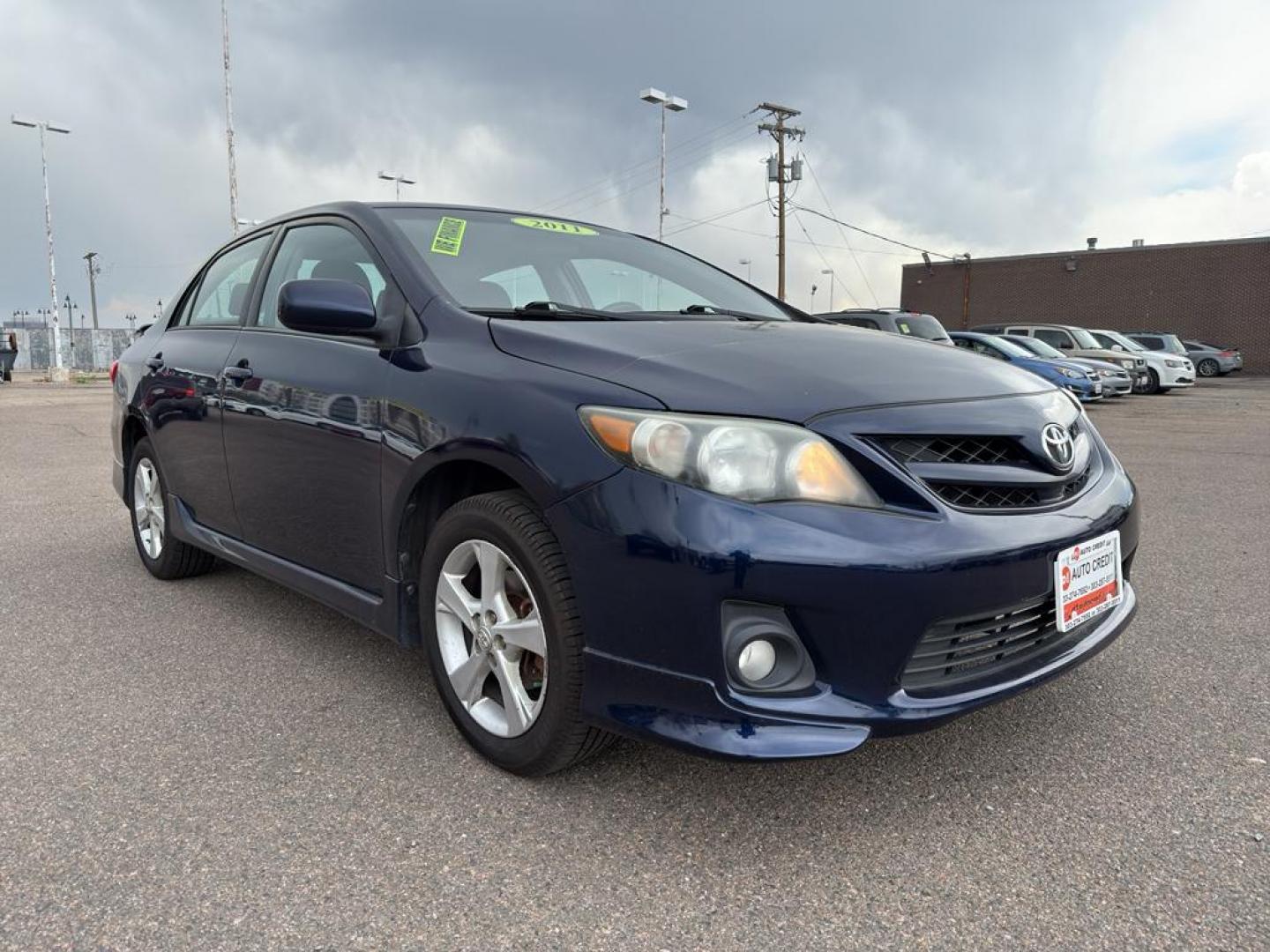 2011 BLUE Toyota Corolla S 5-SPEED MT (2T1BU4EE3BC) with an 4 Cyl, 1.8L engine, Manual transmission, located at 10890 W. Colfax Ave., Lakewood, CO, 80215, (303) 274-7692, 39.739914, -105.120132 - Photo#2