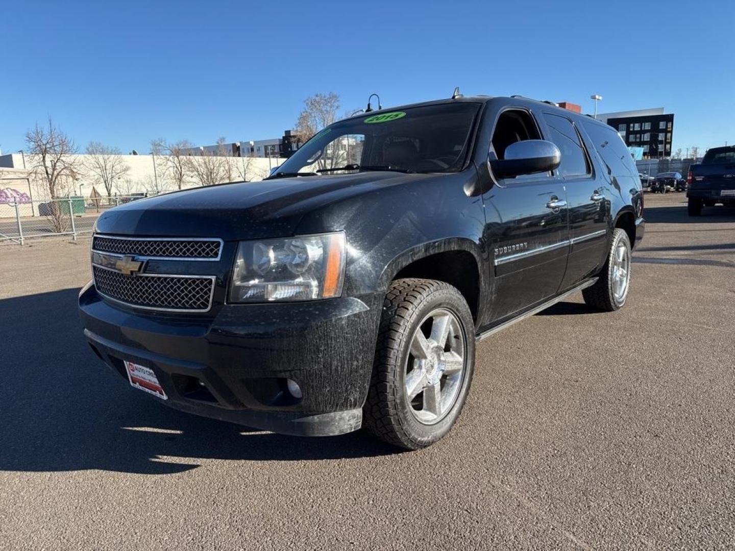 2014 Black /Ebony Chevrolet Suburban 1500 LTZ (1GNSKKE78ER) with an Vortec 5.3L V8 SFI Flex Fuel engine, Automatic transmission, located at 10890 W. Colfax Ave., Lakewood, CO, 80215, (303) 274-7692, 39.739914, -105.120132 - 2014 Chevrolet Suburban 1500 4WD 4WD, Ebony Leather.<br><br>D1 Auto NEVER charges dealer fees! All cars have clean titles and have been inspected for mechanical issues. We have financing for everyone. Good credit, bad credit, first time buyers.<br><br>Please call Lakewood Location 303-274-7692 or Th - Photo#0