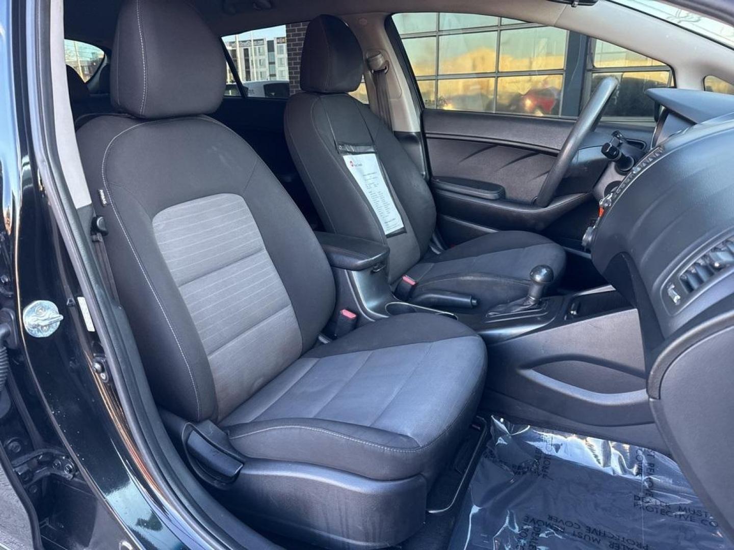 2016 BLACK Kia Forte5 LX (KNAFK5A83G5) with an 4 Cyl, 2.0L engine, Automatic transmission, located at 10890 W. Colfax Ave., Lakewood, CO, 80215, (303) 274-7692, 39.739914, -105.120132 - Photo#37
