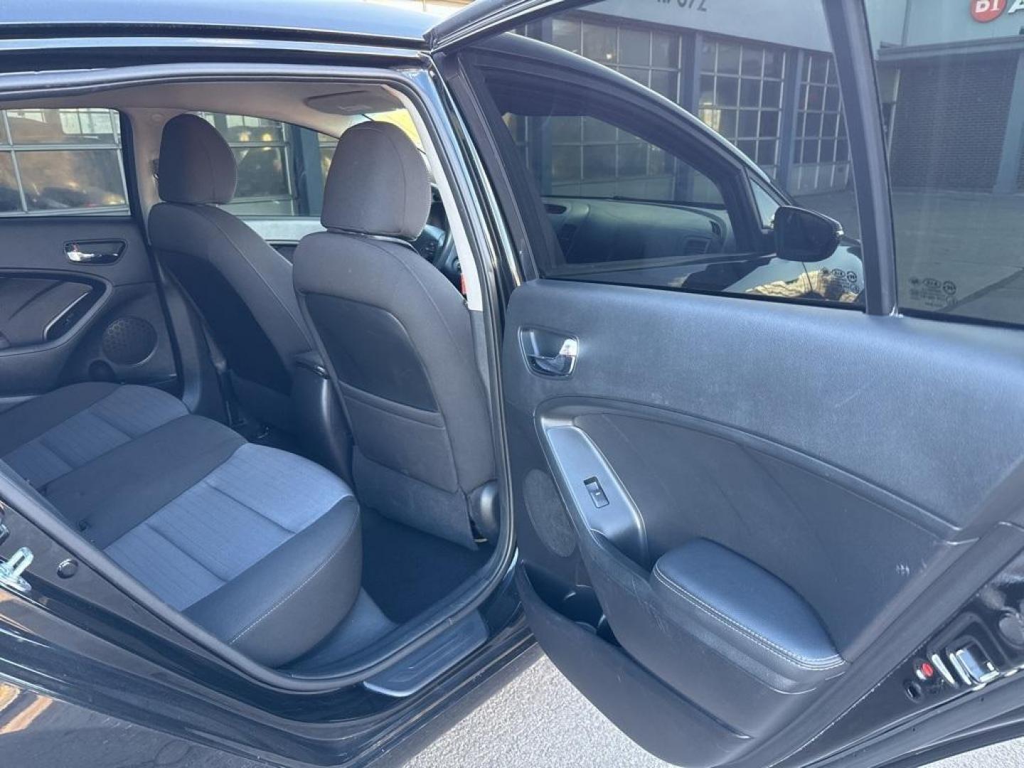 2016 BLACK Kia Forte5 LX (KNAFK5A83G5) with an 4 Cyl, 2.0L engine, Automatic transmission, located at 10890 W. Colfax Ave., Lakewood, CO, 80215, (303) 274-7692, 39.739914, -105.120132 - Photo#47