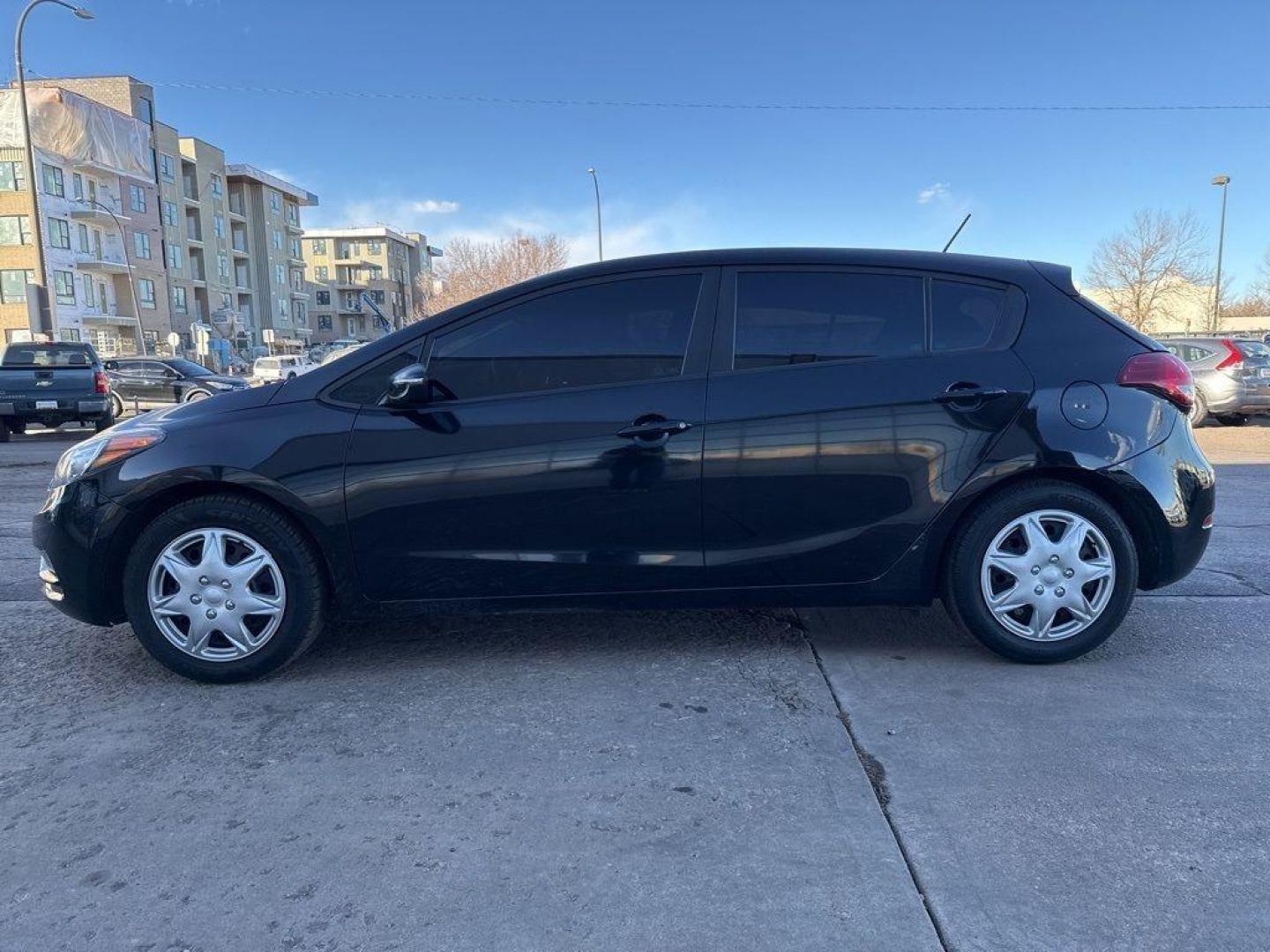 2016 BLACK Kia Forte5 LX (KNAFK5A83G5) with an 4 Cyl, 2.0L engine, Automatic transmission, located at 10890 W. Colfax Ave., Lakewood, CO, 80215, (303) 274-7692, 39.739914, -105.120132 - Photo#7