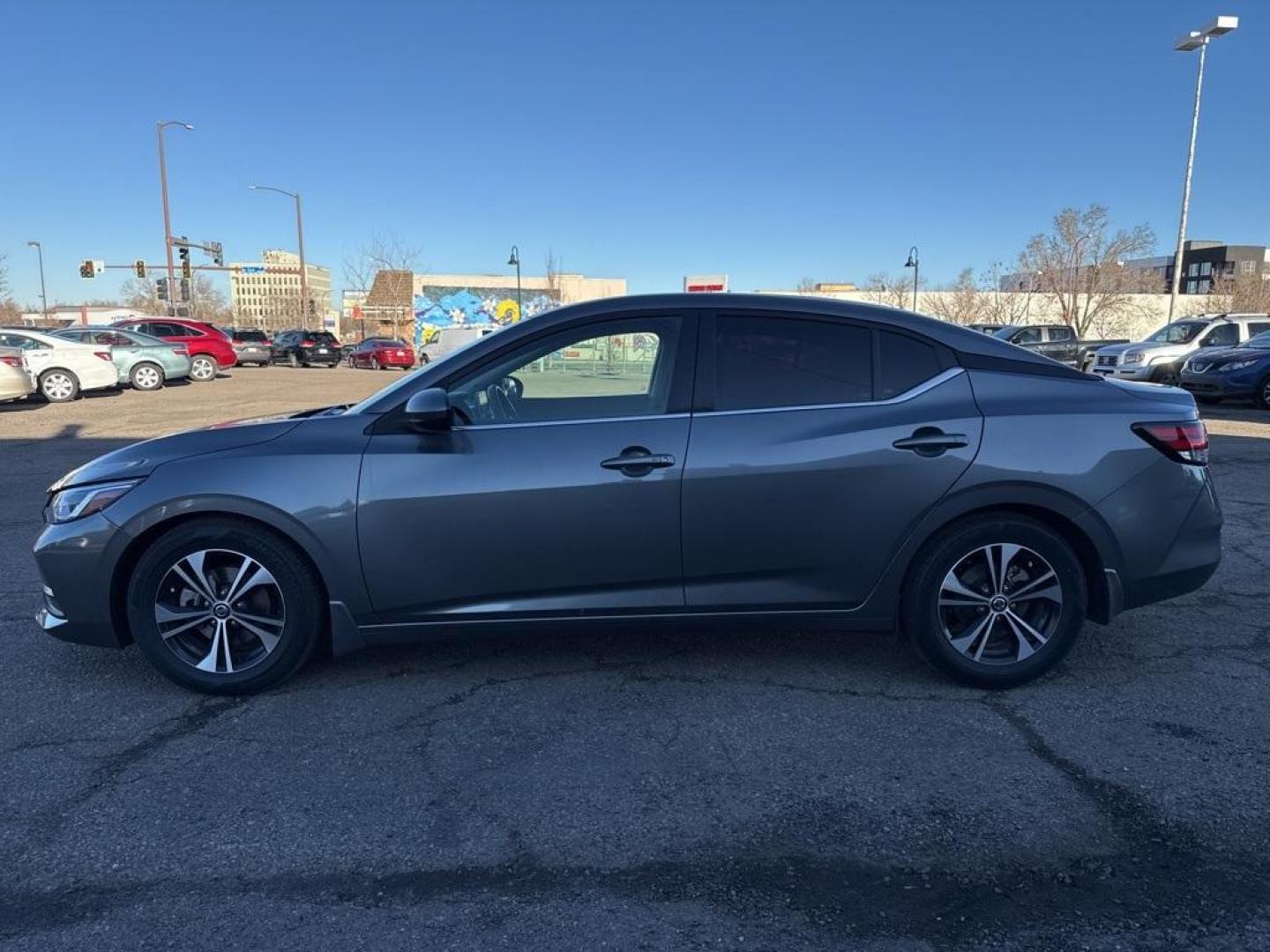 2021 GRAY Nissan Sentra SV (3N1AB8CV3MY) with an 4 Cyl, 2.0L engine, Automatic transmission, located at 10890 W. Colfax Ave., Lakewood, CO, 80215, (303) 274-7692, 39.739914, -105.120132 - Photo#34