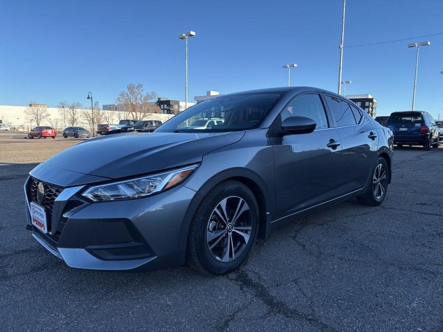 2021 GRAY Nissan Sentra SV (3N1AB8CV3MY) with an 4 Cyl, 2.0L engine, Automatic transmission, located at 10890 W. Colfax Ave., Lakewood, CO, 80215, (303) 274-7692, 39.739914, -105.120132 - Photo#0