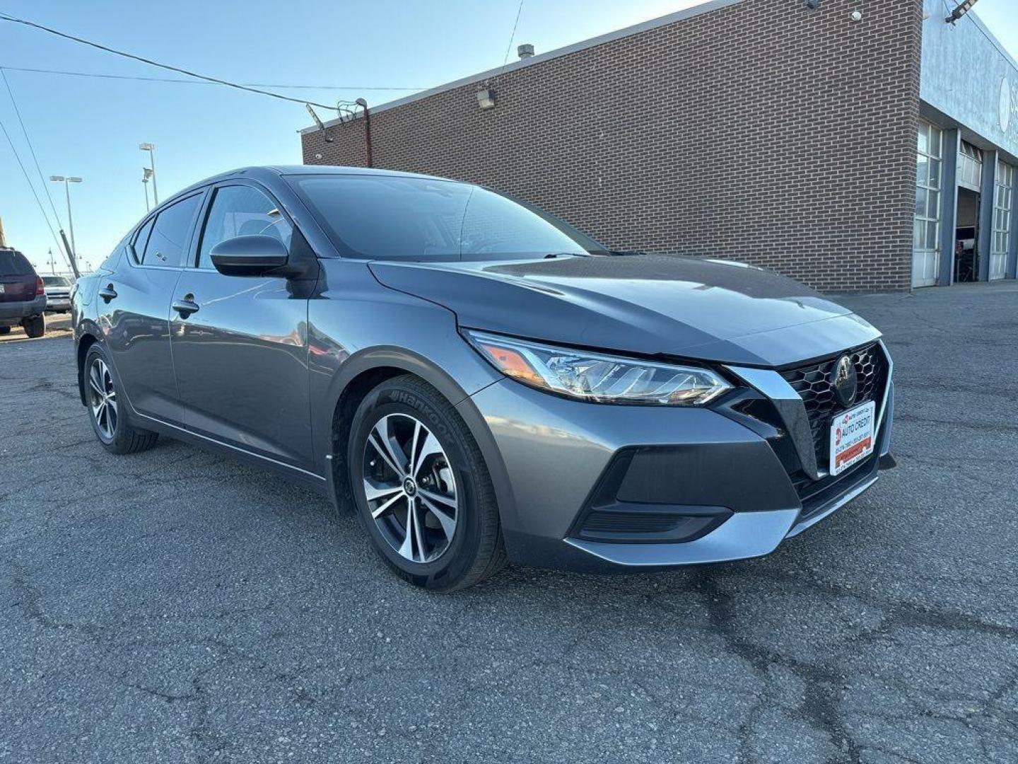 2021 GRAY Nissan Sentra SV (3N1AB8CV3MY) with an 4 Cyl, 2.0L engine, Automatic transmission, located at 10890 W. Colfax Ave., Lakewood, CO, 80215, (303) 274-7692, 39.739914, -105.120132 - Photo#2
