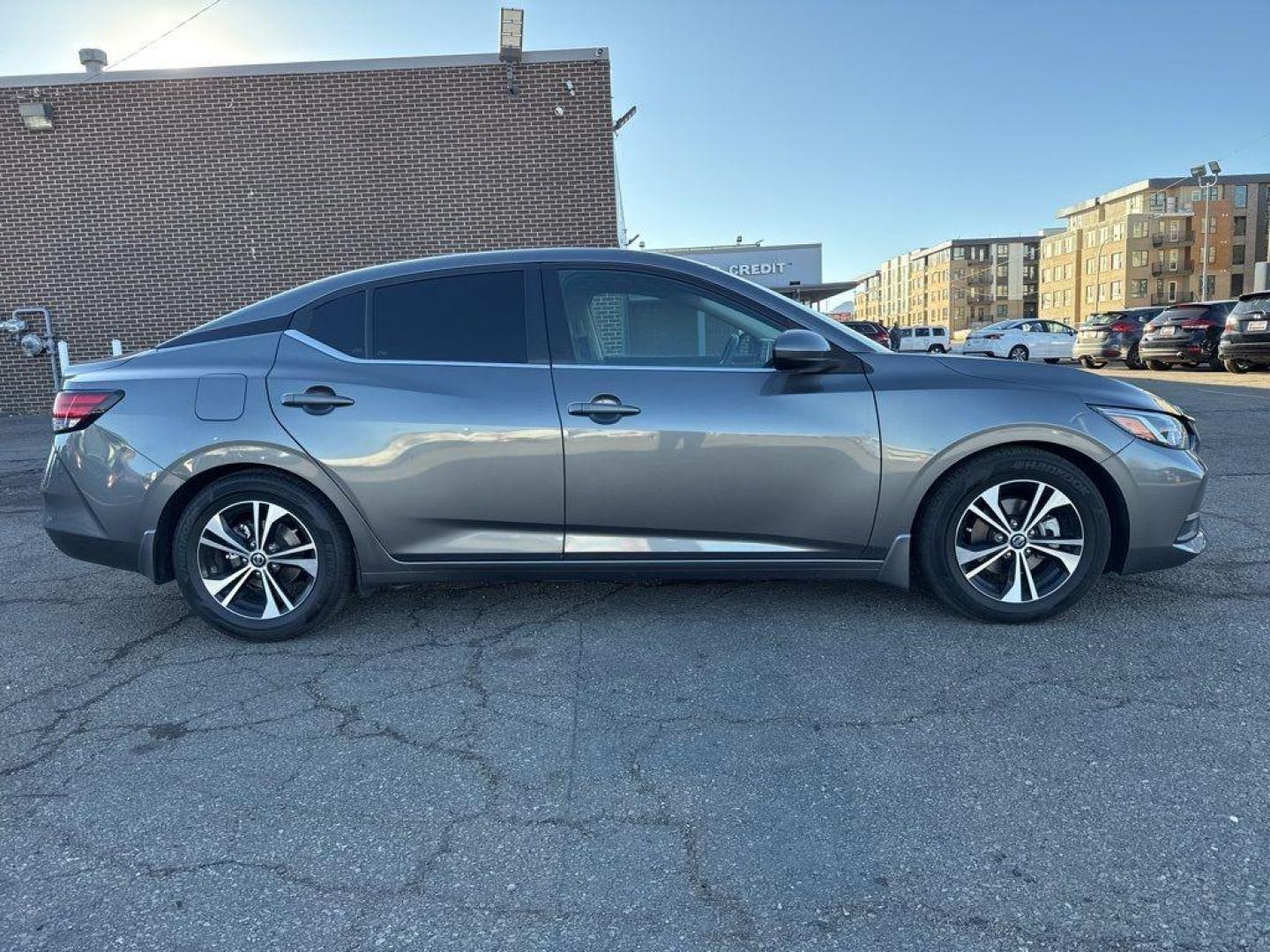 2021 GRAY Nissan Sentra SV (3N1AB8CV3MY) with an 4 Cyl, 2.0L engine, Automatic transmission, located at 10890 W. Colfax Ave., Lakewood, CO, 80215, (303) 274-7692, 39.739914, -105.120132 - Photo#3