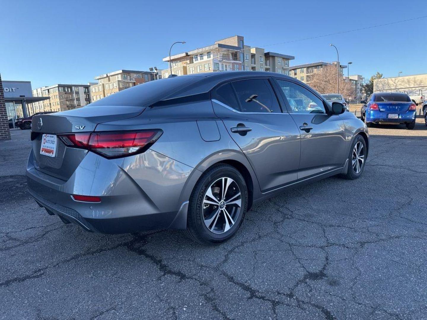 2021 GRAY Nissan Sentra SV (3N1AB8CV3MY) with an 4 Cyl, 2.0L engine, Automatic transmission, located at 10890 W. Colfax Ave., Lakewood, CO, 80215, (303) 274-7692, 39.739914, -105.120132 - Photo#4