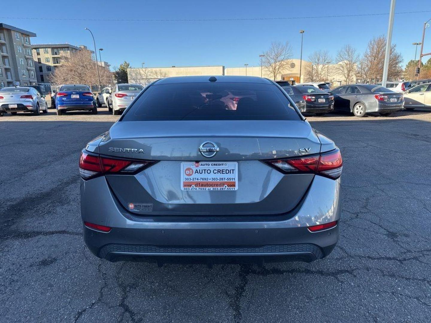 2021 GRAY Nissan Sentra SV (3N1AB8CV3MY) with an 4 Cyl, 2.0L engine, Automatic transmission, located at 10890 W. Colfax Ave., Lakewood, CO, 80215, (303) 274-7692, 39.739914, -105.120132 - Photo#5