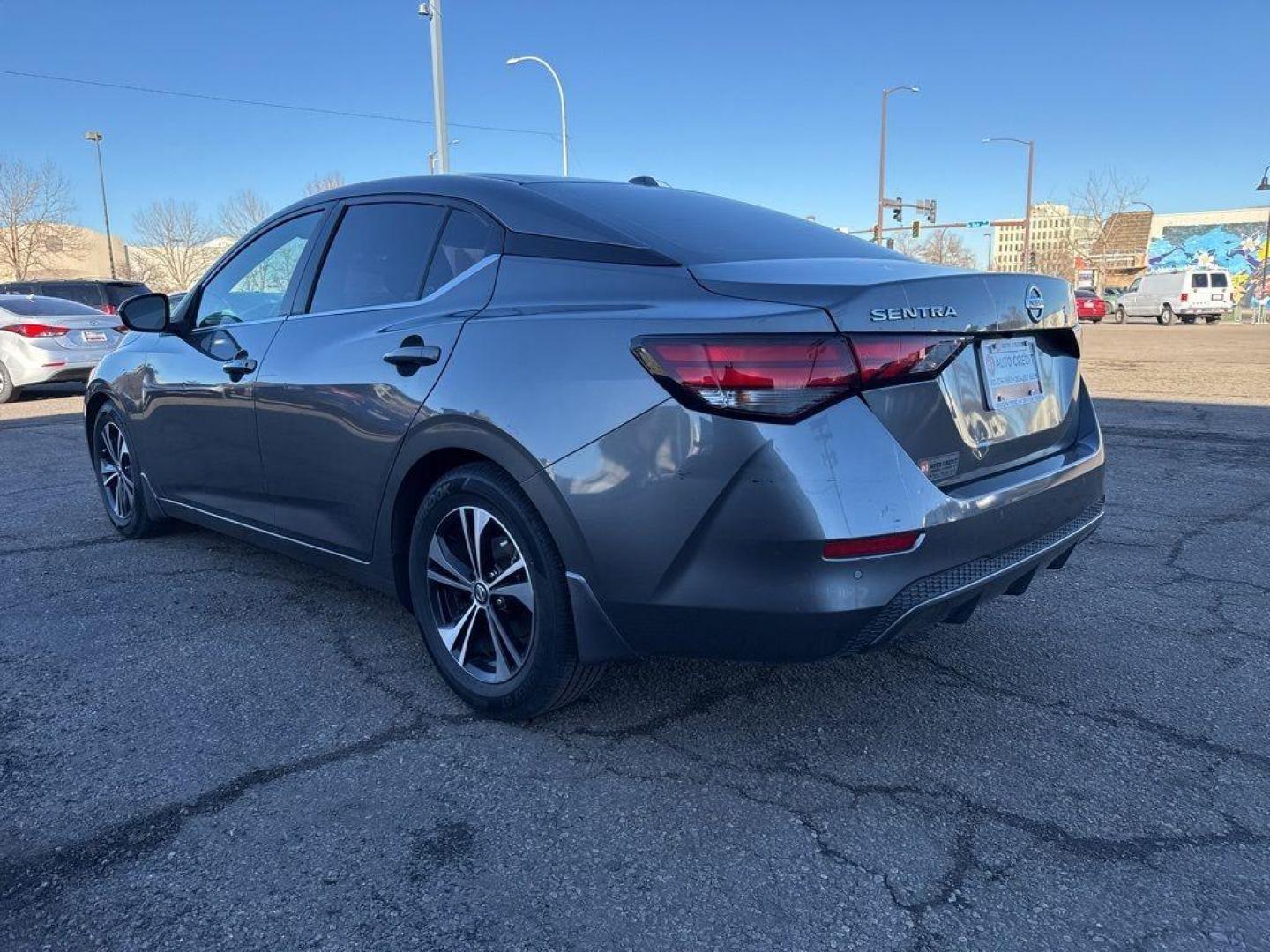 2021 GRAY Nissan Sentra SV (3N1AB8CV3MY) with an 4 Cyl, 2.0L engine, Automatic transmission, located at 10890 W. Colfax Ave., Lakewood, CO, 80215, (303) 274-7692, 39.739914, -105.120132 - Photo#6