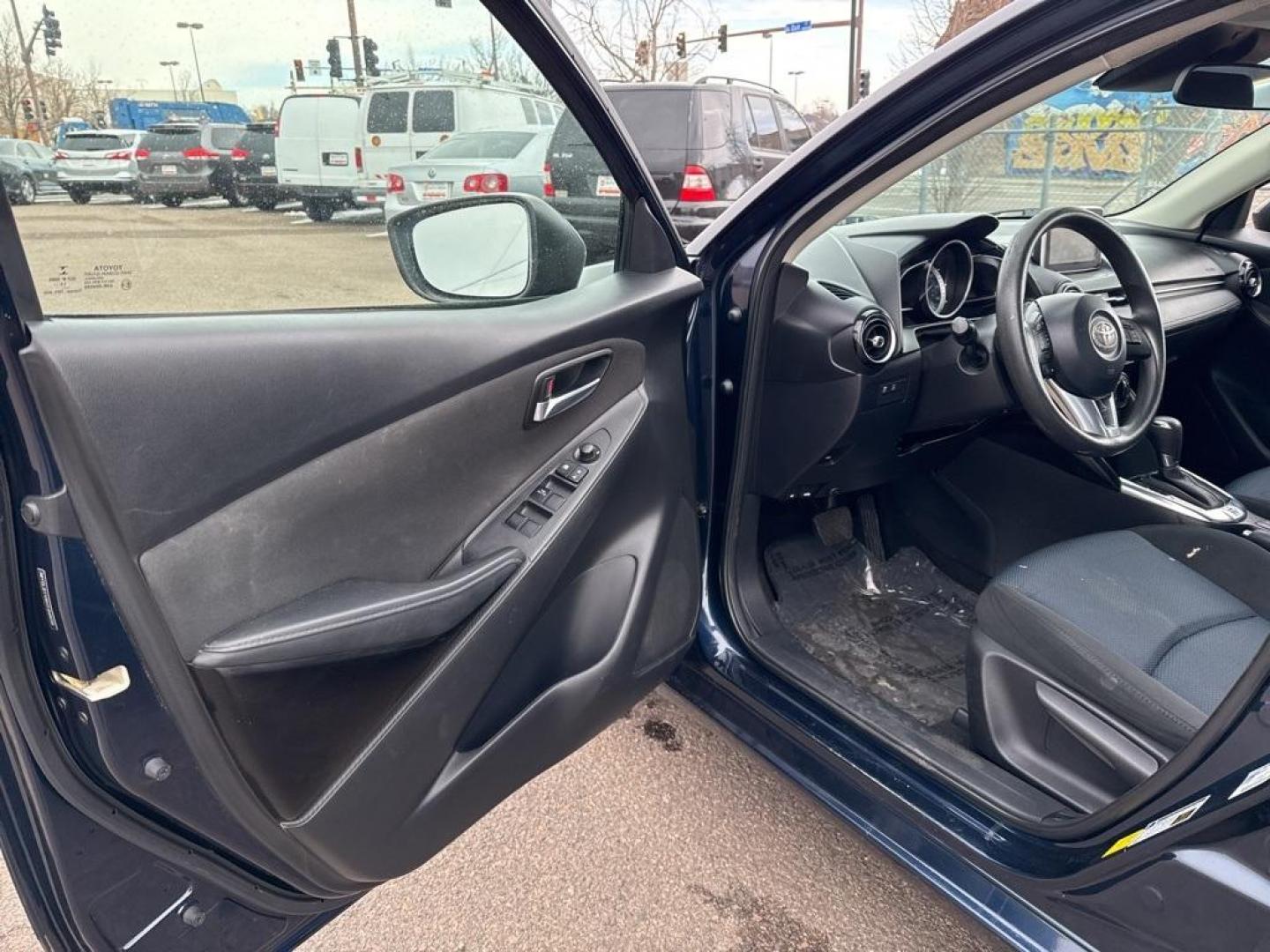 2017 BLUE Toyota Yaris iA Base (3MYDLBYV6HY) with an 4 Cyl, 1.5L engine, Automatic transmission, located at 10890 W. Colfax Ave., Lakewood, CO, 80215, (303) 274-7692, 39.739914, -105.120132 - Photo#48