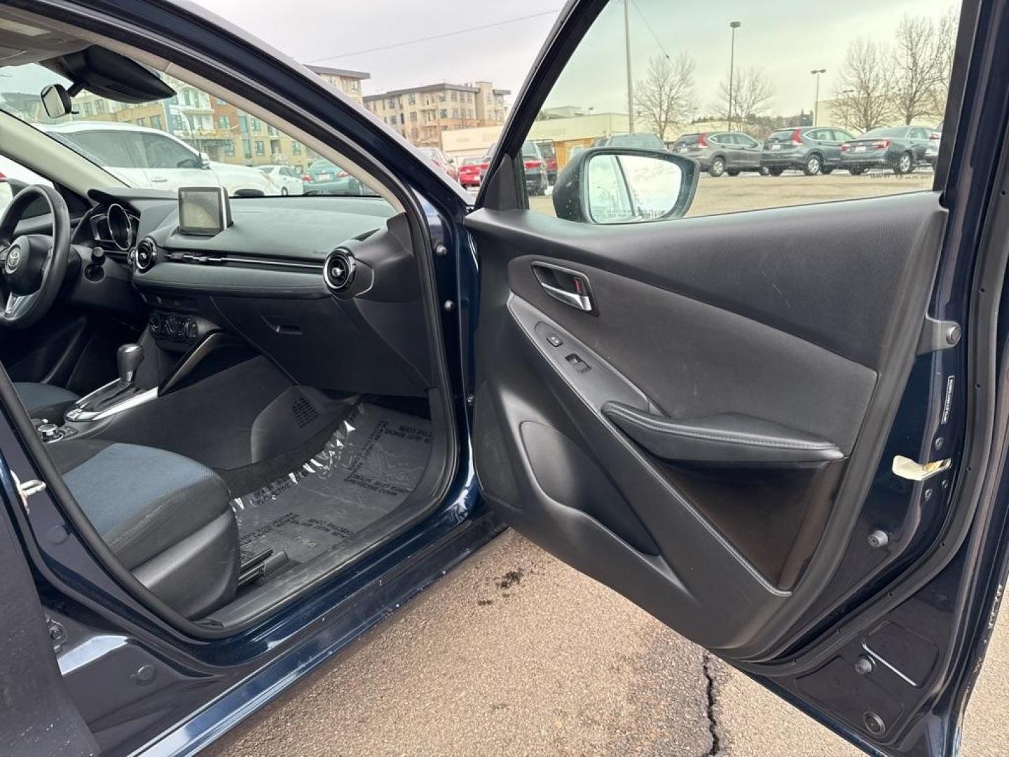 2017 BLUE Toyota Yaris iA Base (3MYDLBYV6HY) with an 4 Cyl, 1.5L engine, Automatic transmission, located at 10890 W. Colfax Ave., Lakewood, CO, 80215, (303) 274-7692, 39.739914, -105.120132 - Photo#49