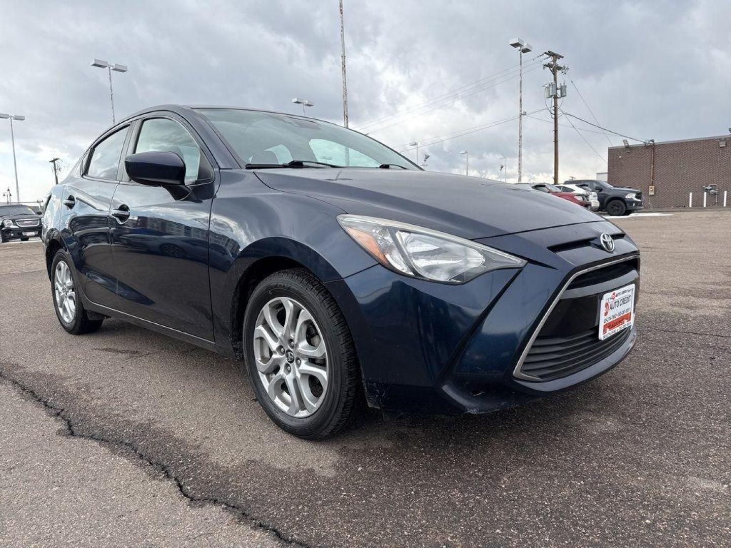 2017 BLUE Toyota Yaris iA Base (3MYDLBYV6HY) with an 4 Cyl, 1.5L engine, Automatic transmission, located at 10890 W. Colfax Ave., Lakewood, CO, 80215, (303) 274-7692, 39.739914, -105.120132 - Photo#2