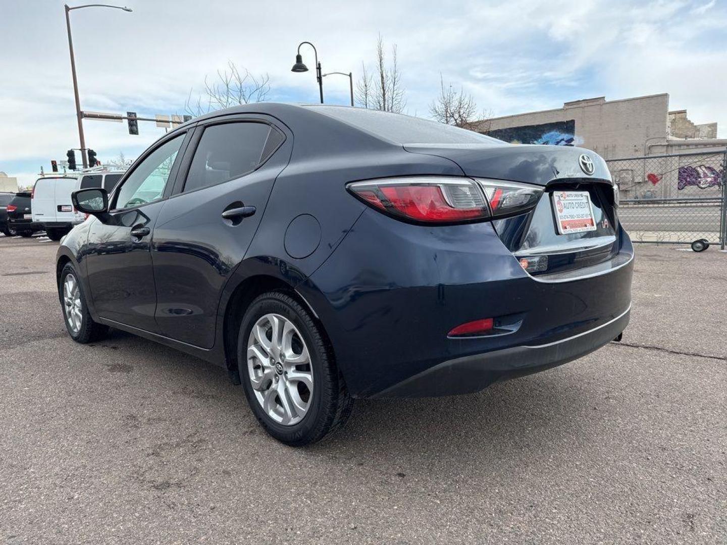 2017 BLUE Toyota Yaris iA Base (3MYDLBYV6HY) with an 4 Cyl, 1.5L engine, Automatic transmission, located at 10890 W. Colfax Ave., Lakewood, CO, 80215, (303) 274-7692, 39.739914, -105.120132 - Photo#6