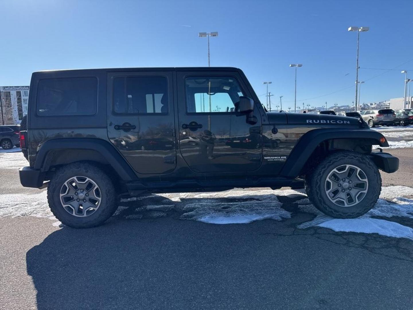 2015 Tank Clearcoat /Black Jeep Wrangler Unlimited Rubicon (1C4BJWFG7FL) with an 3.6L V6 24V VVT engine, Manual transmission, located at 10890 W. Colfax Ave., Lakewood, CO, 80215, (303) 274-7692, 39.739914, -105.120132 - 2015 Jeep Wrangler 4WD All Cars Have Clean Titles And Are Serviced Before Sale., Clean Carfax, No Accident, Non Smoker, 3.6L V6 24V VVT, 6-Speed Manual, 4WD, Body Color 3-Piece Hard Top.<br><br>D1 Auto NEVER charges dealer fees! All cars have clean titles and have been inspected for mechanical issue - Photo#3