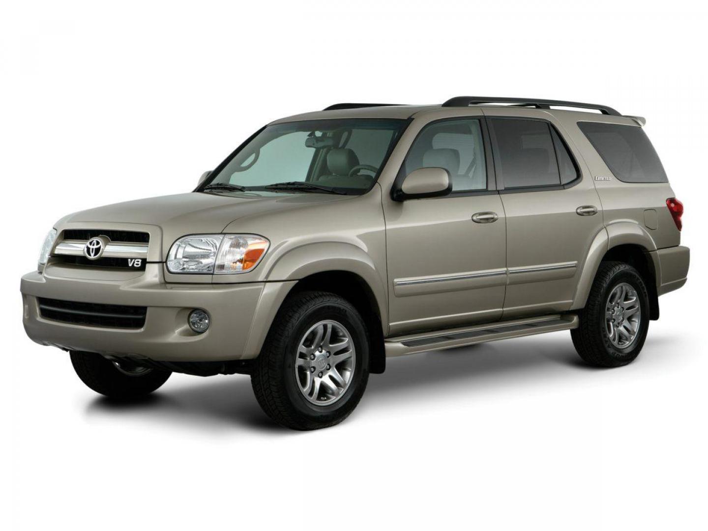 2005 Natural White /Exempt Toyota Sequoia SR5 (5TDBT44AX5S) with an 4.7L V8 SMPI DOHC engine, Automatic transmission, located at 10890 W. Colfax Ave., Lakewood, CO, 80215, (303) 274-7692, 39.739914, -105.120132 - 2005 Toyota Sequoia 4WD 5-Speed Automatic with Overdrive, 4WD.<br><br>D1 Auto NEVER charges dealer fees! All cars have clean titles and have been inspected for mechanical issues. We have financing for everyone. Good credit, bad credit, first time buyers.<br>Clean CARFAX.<br>Please call Lakewood Loca - Photo#0