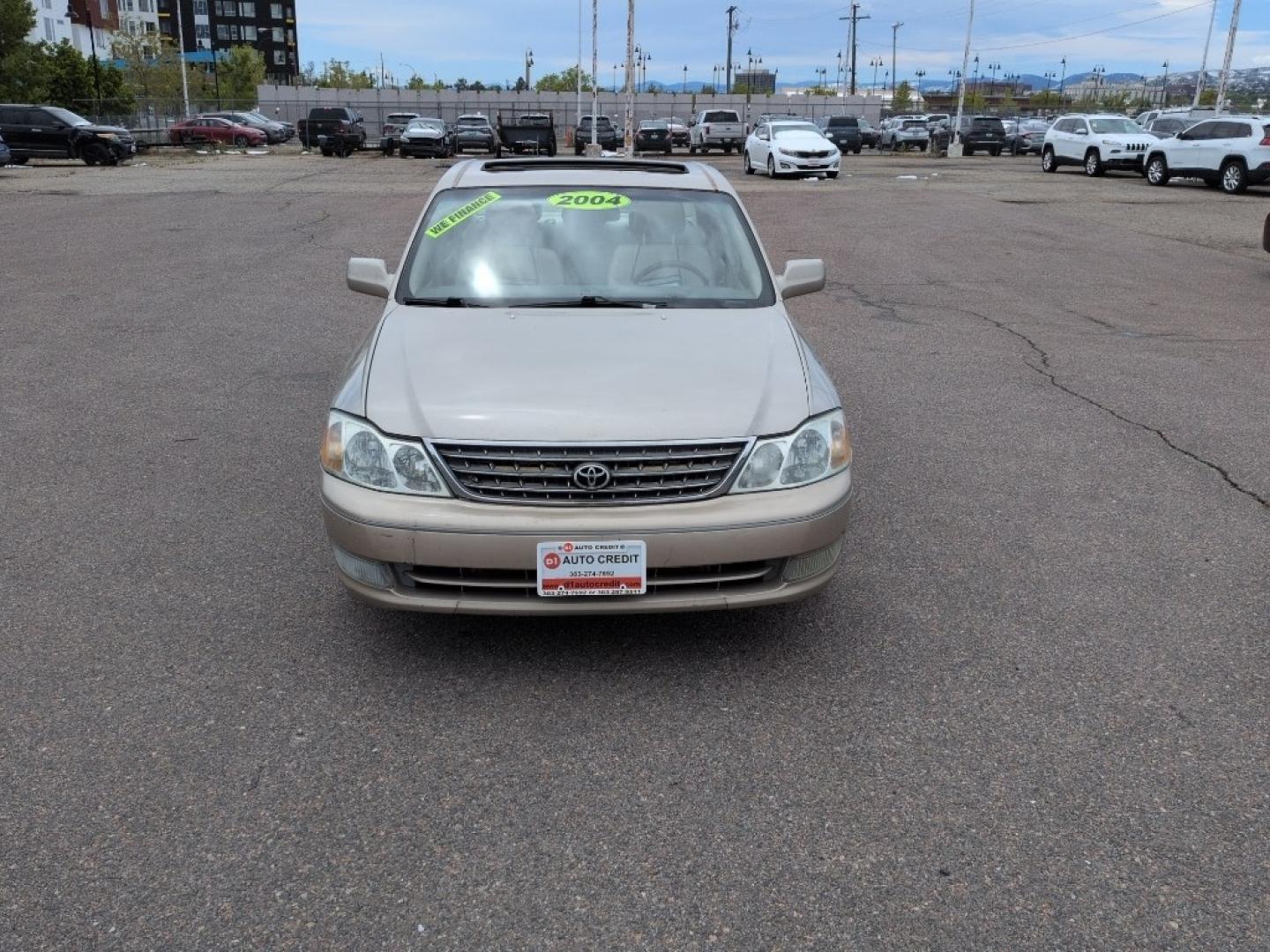 2004 GOLD /EXEMPT Toyota Avalon XL (4T1BF28B74U) with an V6, 3.0L engine, Automatic transmission, located at 10890 W. Colfax Ave., Lakewood, CO, 80215, (303) 274-7692, 39.739914, -105.120132 - Photo#1