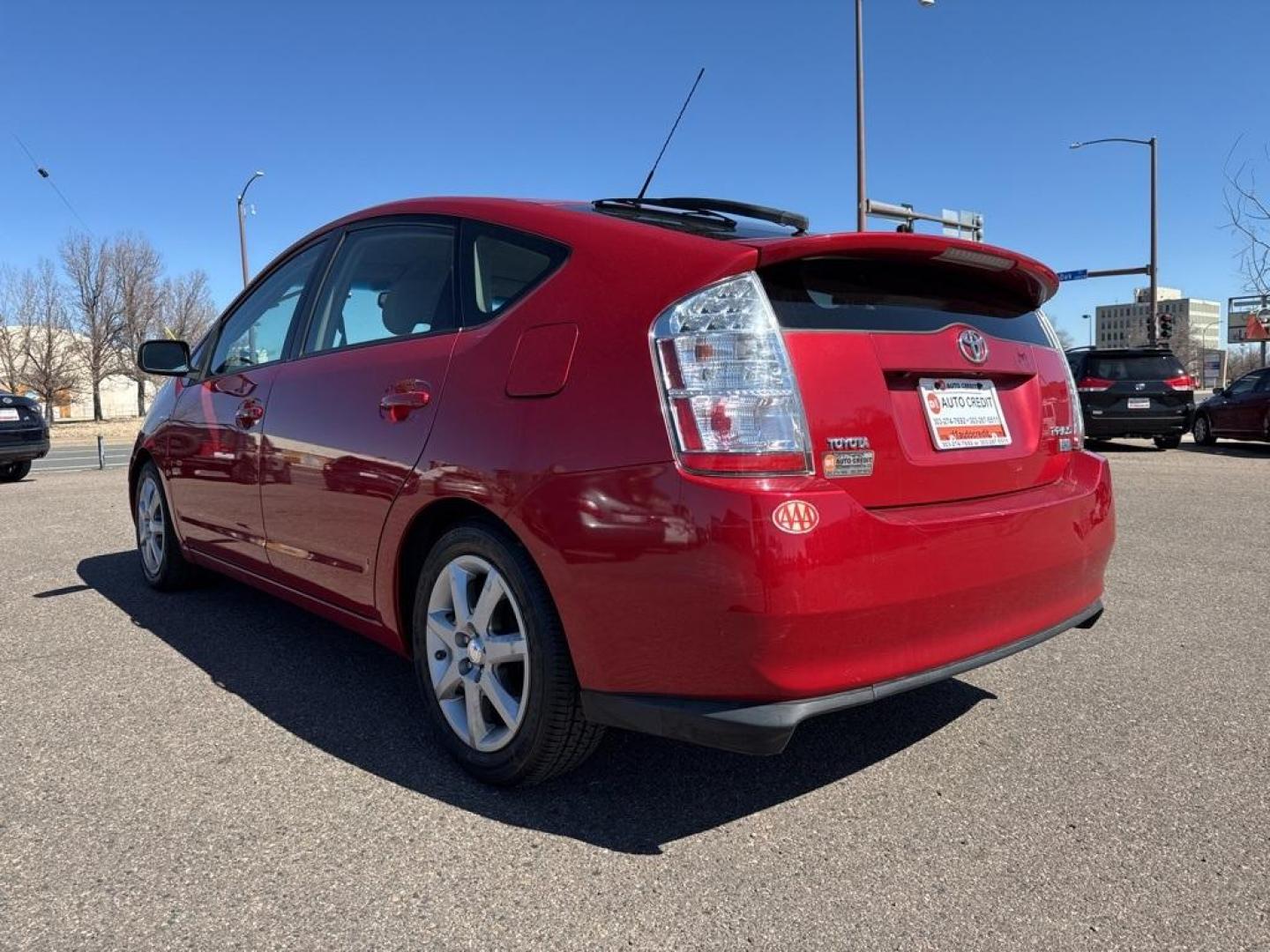 2007 Barcelona Red Metallic /Actual Toyota Prius (JTDKB20U677) with an 1.5L I4 SMPI DOHC engine, CVT transmission, located at 10890 W. Colfax Ave., Lakewood, CO, 80215, (303) 274-7692, 39.739914, -105.120132 - 2007 Toyota Prius FWD 1.5L I4 SMPI DOHC.<br><br>D1 Auto NEVER charges dealer fees! All cars have clean titles and have been inspected for mechanical issues. We have financing for everyone. Good credit, bad credit, first time buyers.<br>Clean CARFAX. Odometer is 51362 miles below market average!<br>P - Photo#6