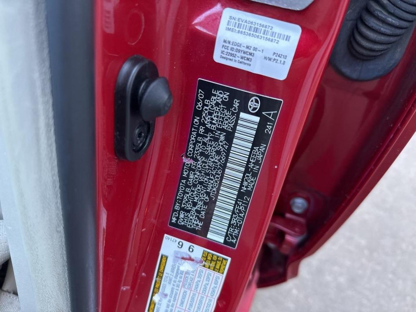 2007 Barcelona Red Metallic /Actual Toyota Prius (JTDKB20U677) with an 1.5L I4 SMPI DOHC engine, CVT transmission, located at 10890 W. Colfax Ave., Lakewood, CO, 80215, (303) 274-7692, 39.739914, -105.120132 - 2007 Toyota Prius FWD 1.5L I4 SMPI DOHC.<br><br>D1 Auto NEVER charges dealer fees! All cars have clean titles and have been inspected for mechanical issues. We have financing for everyone. Good credit, bad credit, first time buyers.<br>Clean CARFAX. Odometer is 51362 miles below market average!<br>P - Photo#22