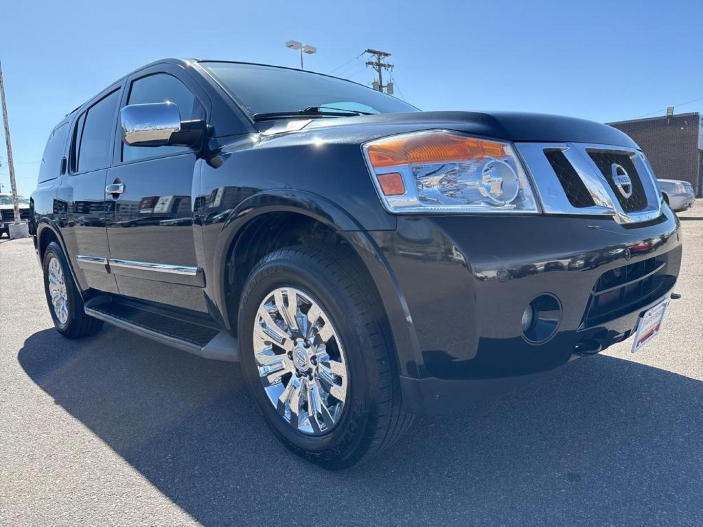 2015 BLACK Nissan Armada SL 4WD (5N1AA0NC6FN) with an V8, 5.6L engine, Automatic transmission, located at 10890 W. Colfax Ave., Lakewood, CO, 80215, (303) 274-7692, 39.739914, -105.120132 - Photo#39