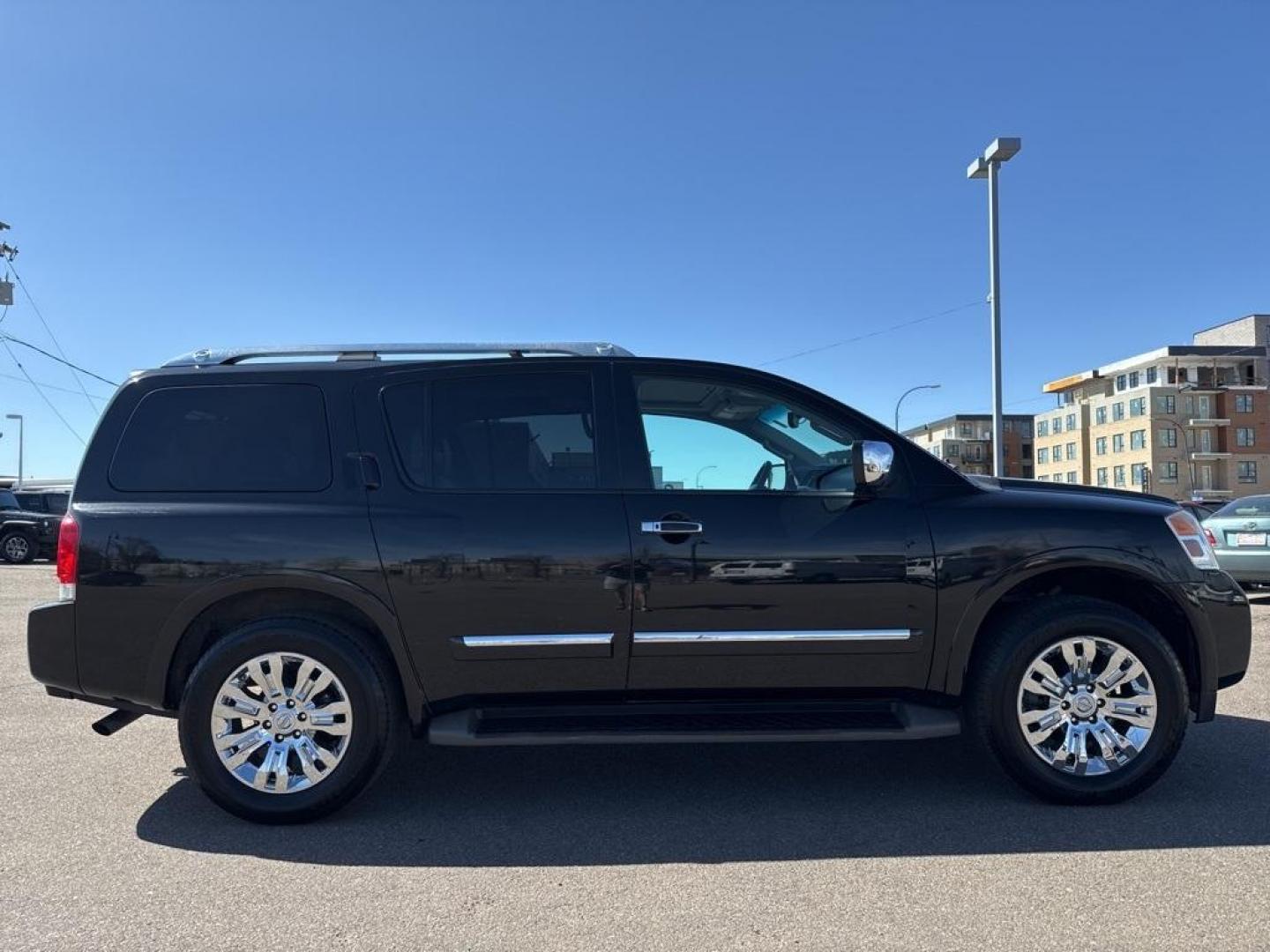 2015 BLACK Nissan Armada SL 4WD (5N1AA0NC6FN) with an V8, 5.6L engine, Automatic transmission, located at 10890 W. Colfax Ave., Lakewood, CO, 80215, (303) 274-7692, 39.739914, -105.120132 - Photo#40