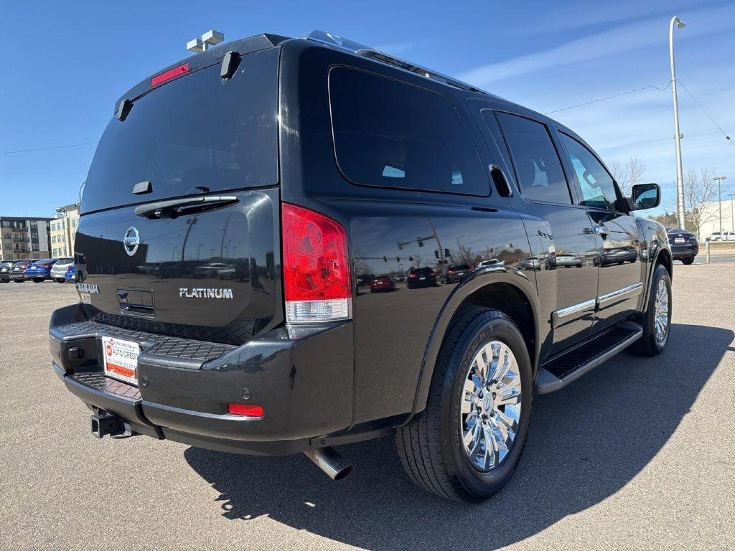 2015 BLACK Nissan Armada SL 4WD (5N1AA0NC6FN) with an V8, 5.6L engine, Automatic transmission, located at 10890 W. Colfax Ave., Lakewood, CO, 80215, (303) 274-7692, 39.739914, -105.120132 - Photo#4