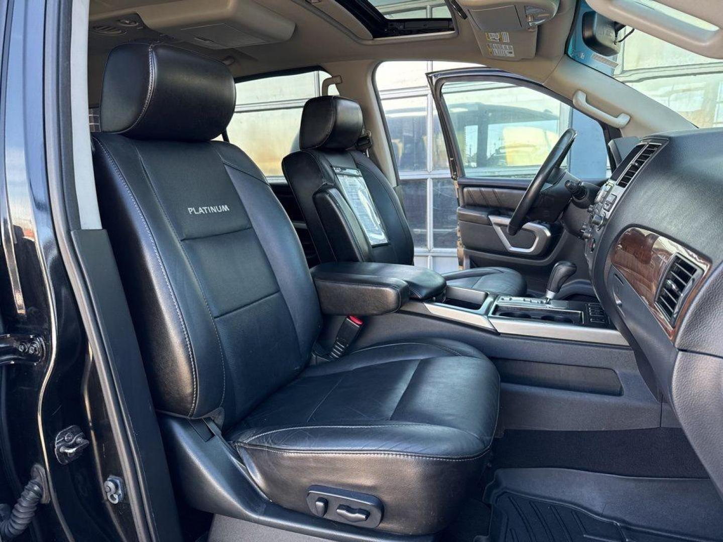 2015 BLACK Nissan Armada SL 4WD (5N1AA0NC6FN) with an V8, 5.6L engine, Automatic transmission, located at 10890 W. Colfax Ave., Lakewood, CO, 80215, (303) 274-7692, 39.739914, -105.120132 - Photo#13