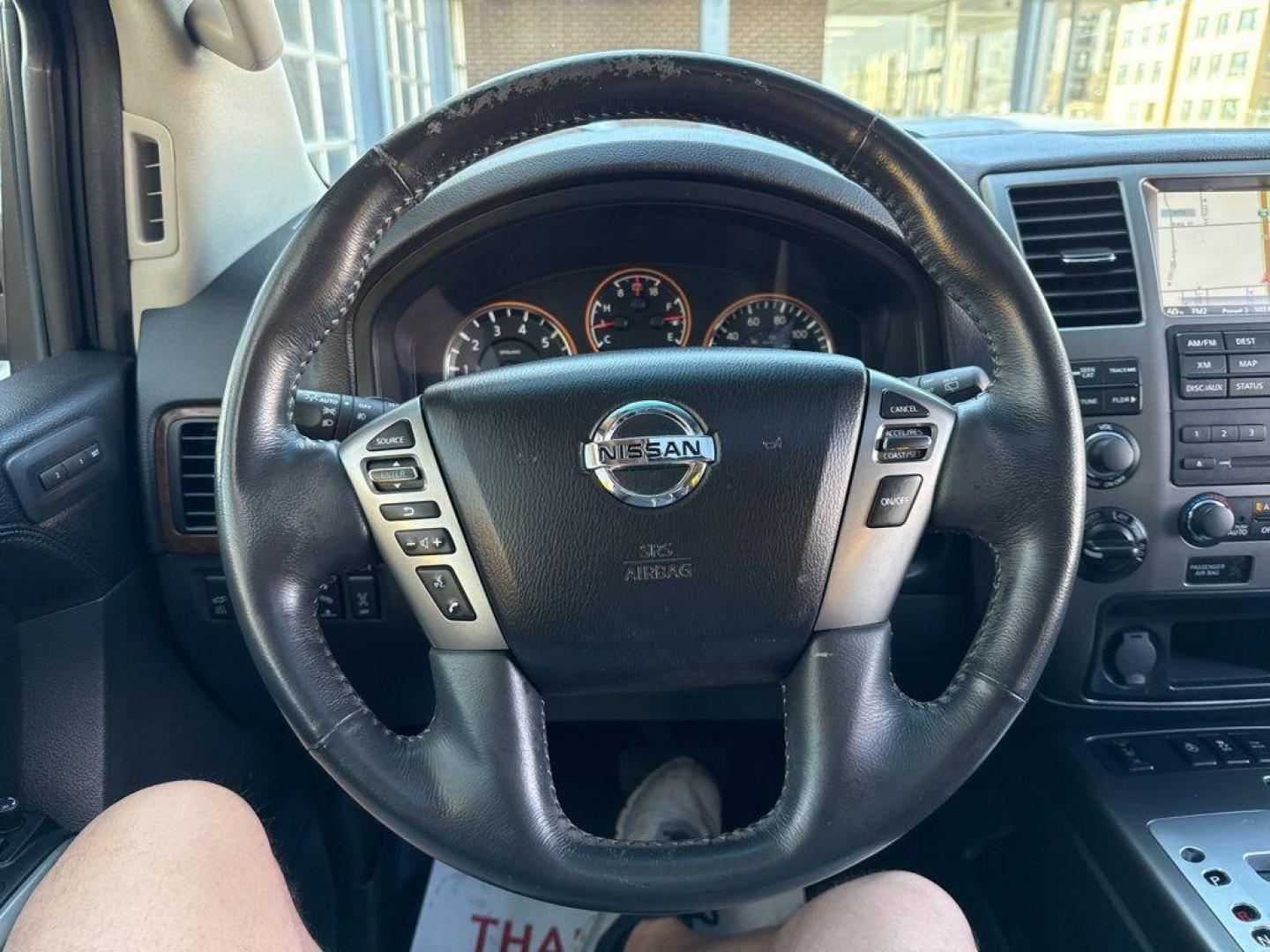 2015 BLACK Nissan Armada SL 4WD (5N1AA0NC6FN) with an V8, 5.6L engine, Automatic transmission, located at 10890 W. Colfax Ave., Lakewood, CO, 80215, (303) 274-7692, 39.739914, -105.120132 - Photo#23