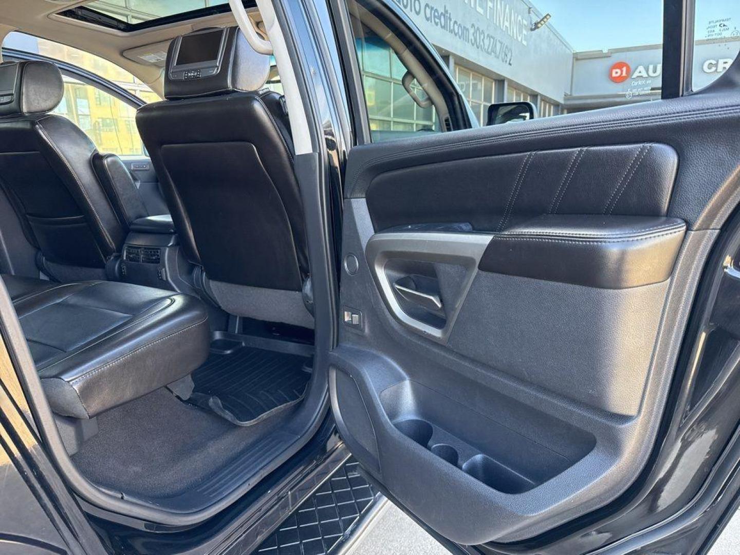 2015 BLACK Nissan Armada SL 4WD (5N1AA0NC6FN) with an V8, 5.6L engine, Automatic transmission, located at 10890 W. Colfax Ave., Lakewood, CO, 80215, (303) 274-7692, 39.739914, -105.120132 - Photo#31