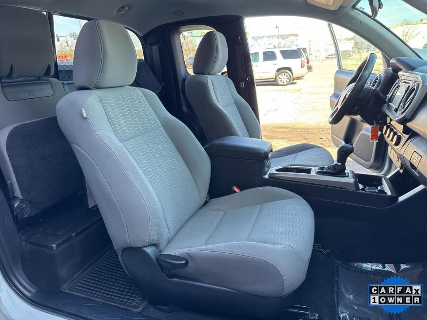 2016 Super White /Cement Gray Toyota Tacoma SR5 (5TFSZ5ANXGX) with an V6 engine, Automatic transmission, located at 10890 W. Colfax Ave., Lakewood, CO, 80215, (303) 274-7692, 39.739914, -105.120132 - 2016 Toyota Tacoma CARFAX One-Owner. 4WD All Cars Have Clean Titles And Are Serviced Before Sale., CarfaxOne Owner, Backup Camera, Non Smoker, No Pet Odor Or Hair, Tacoma SR5, V6, 4WD.<br><br>D1 Auto NEVER charges dealer fees! All cars have clean titles and have been inspected for mechanical issues. - Photo#13