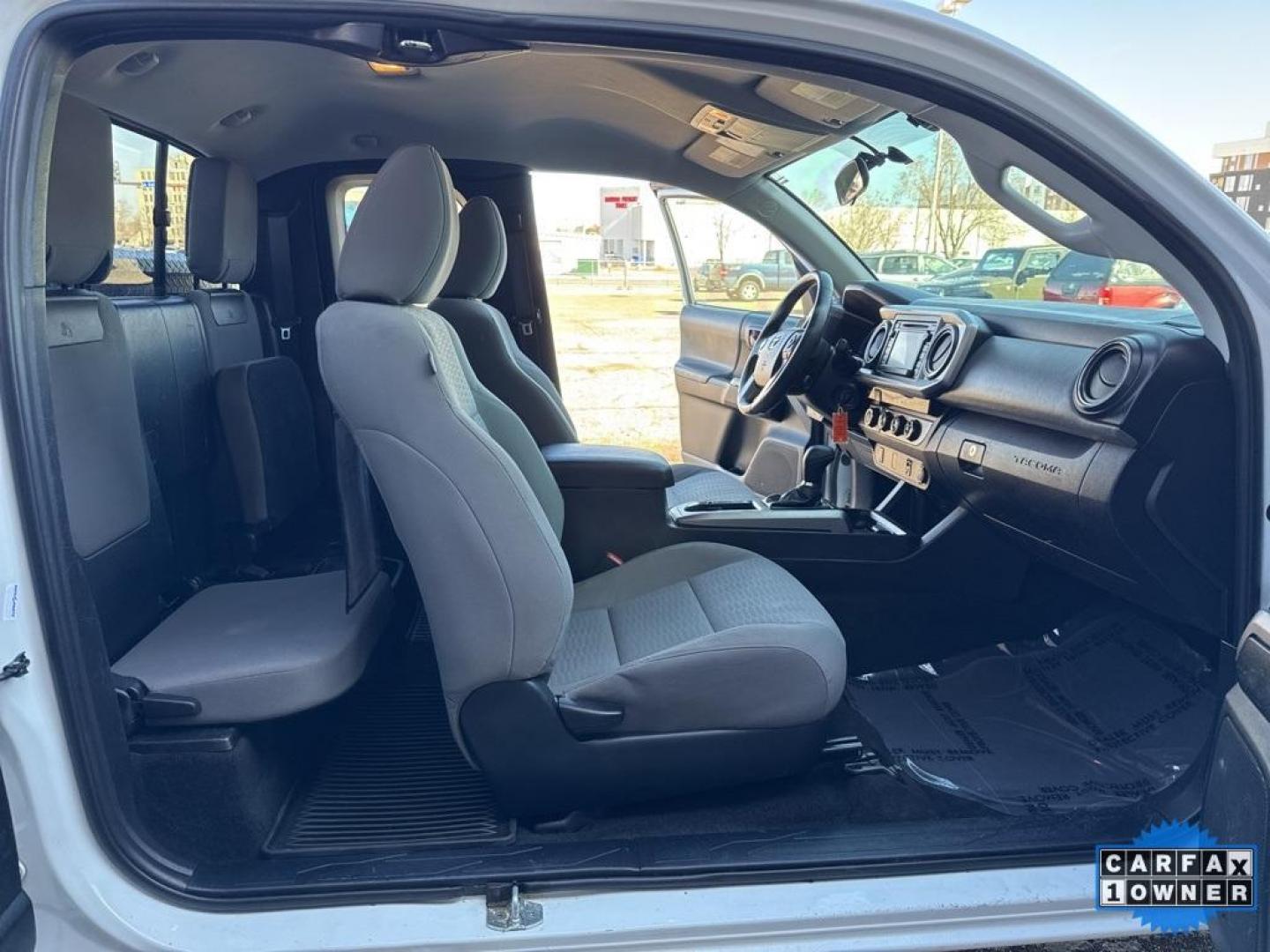 2016 Super White /Cement Gray Toyota Tacoma SR5 (5TFSZ5ANXGX) with an V6 engine, Automatic transmission, located at 10890 W. Colfax Ave., Lakewood, CO, 80215, (303) 274-7692, 39.739914, -105.120132 - 2016 Toyota Tacoma CARFAX One-Owner. 4WD All Cars Have Clean Titles And Are Serviced Before Sale., CarfaxOne Owner, Backup Camera, Non Smoker, No Pet Odor Or Hair, Tacoma SR5, V6, 4WD.<br><br>D1 Auto NEVER charges dealer fees! All cars have clean titles and have been inspected for mechanical issues. - Photo#15