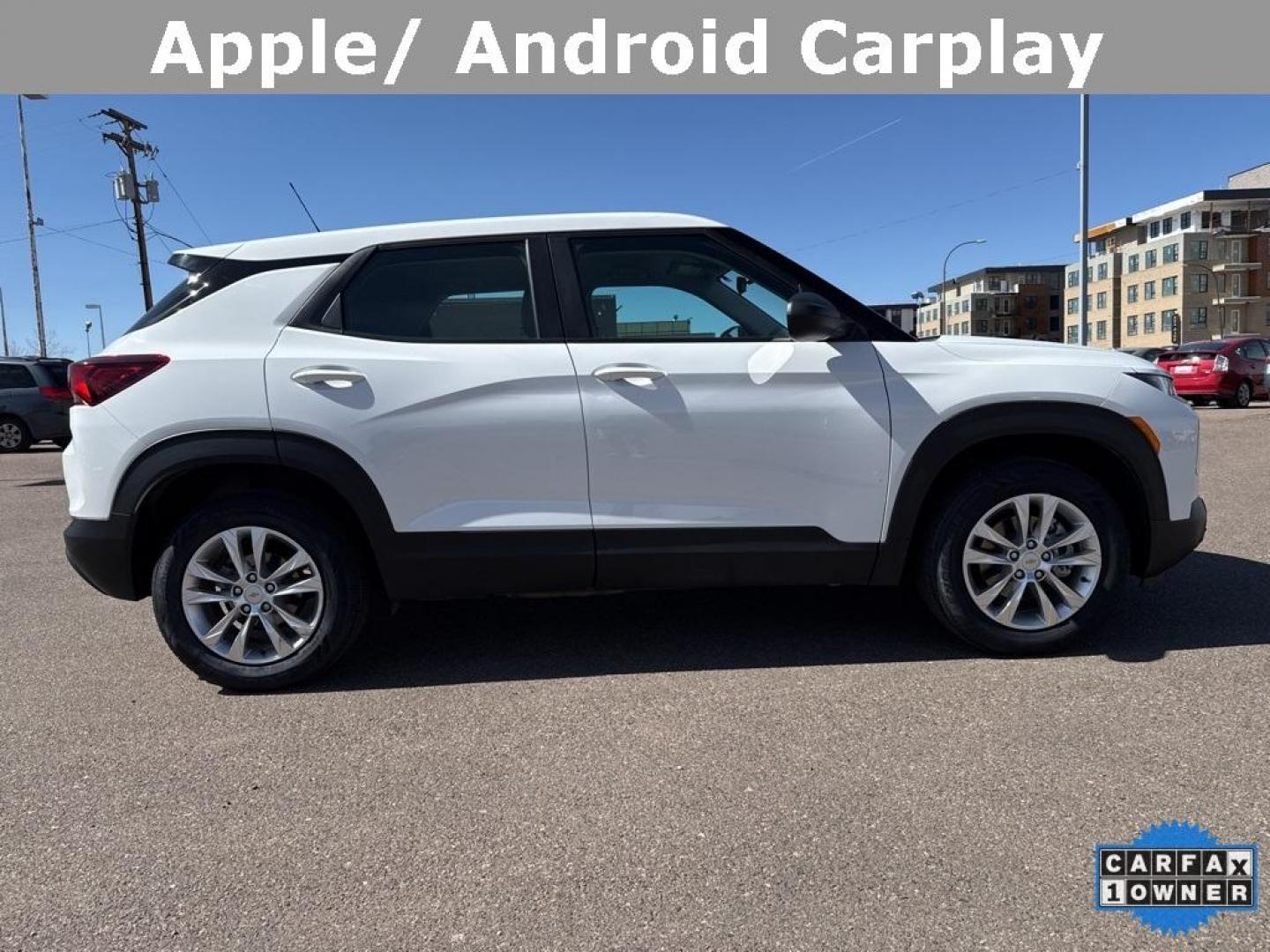 2023 WHITE /GRAY Chevrolet TrailBlazer LS (KL79MNSLXPB) with an 3 Cyl, 1.3L engine, Automatic transmission, located at 10890 W. Colfax Ave., Lakewood, CO, 80215, (303) 274-7692, 39.739914, -105.120132 - Photo#34