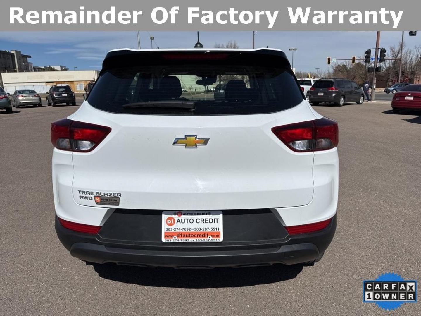 2023 WHITE /GRAY Chevrolet TrailBlazer LS (KL79MNSLXPB) with an 3 Cyl, 1.3L engine, Automatic transmission, located at 10890 W. Colfax Ave., Lakewood, CO, 80215, (303) 274-7692, 39.739914, -105.120132 - Photo#36