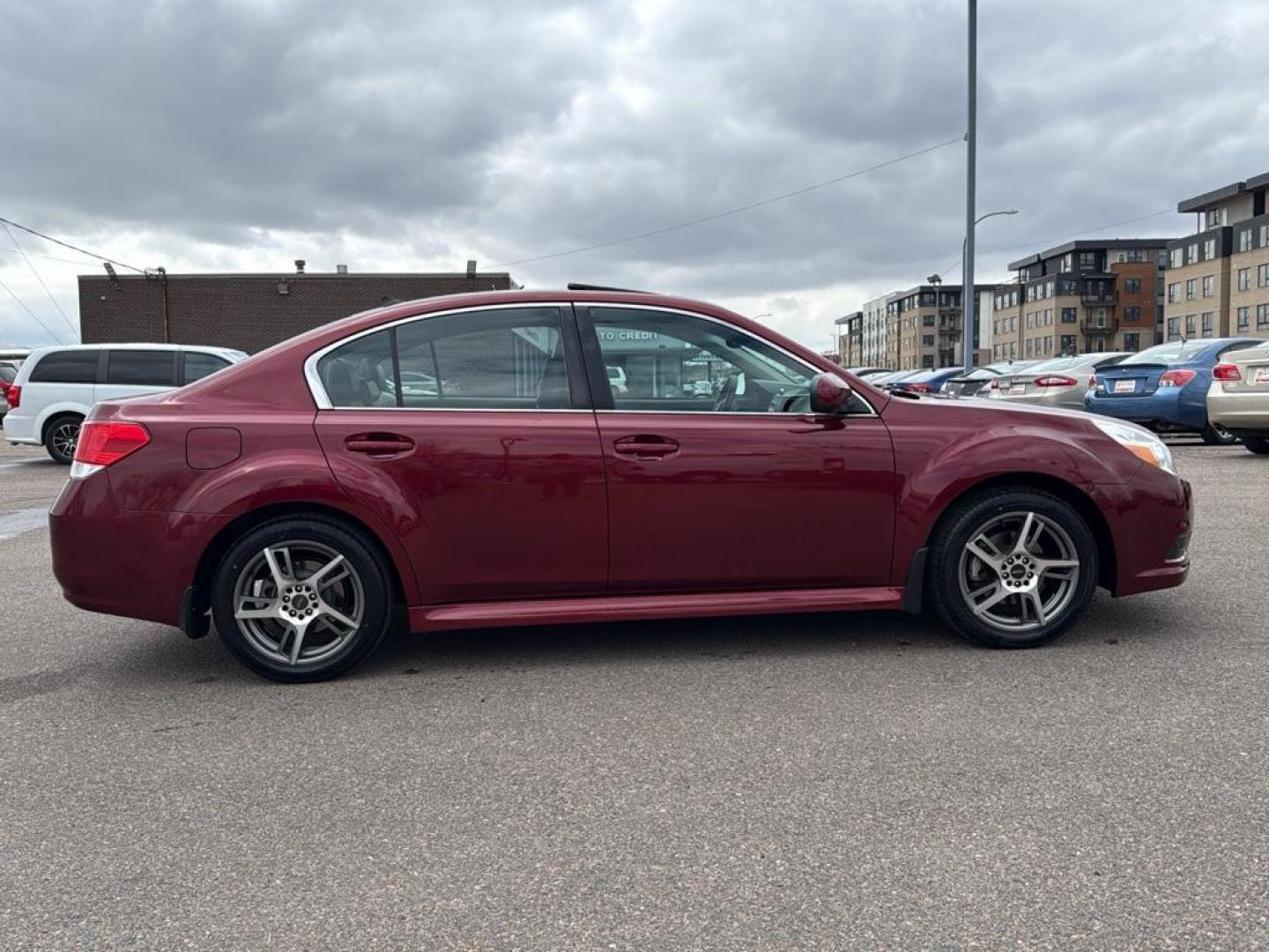 2011 RED Subaru Legacy 2.5i Limited (4S3BMCK66B3) with an 4 Cyl, 2.5L engine, Automatic transmission, located at 10890 W. Colfax Ave., Lakewood, CO, 80215, (303) 274-7692, 39.739914, -105.120132 - Photo#3