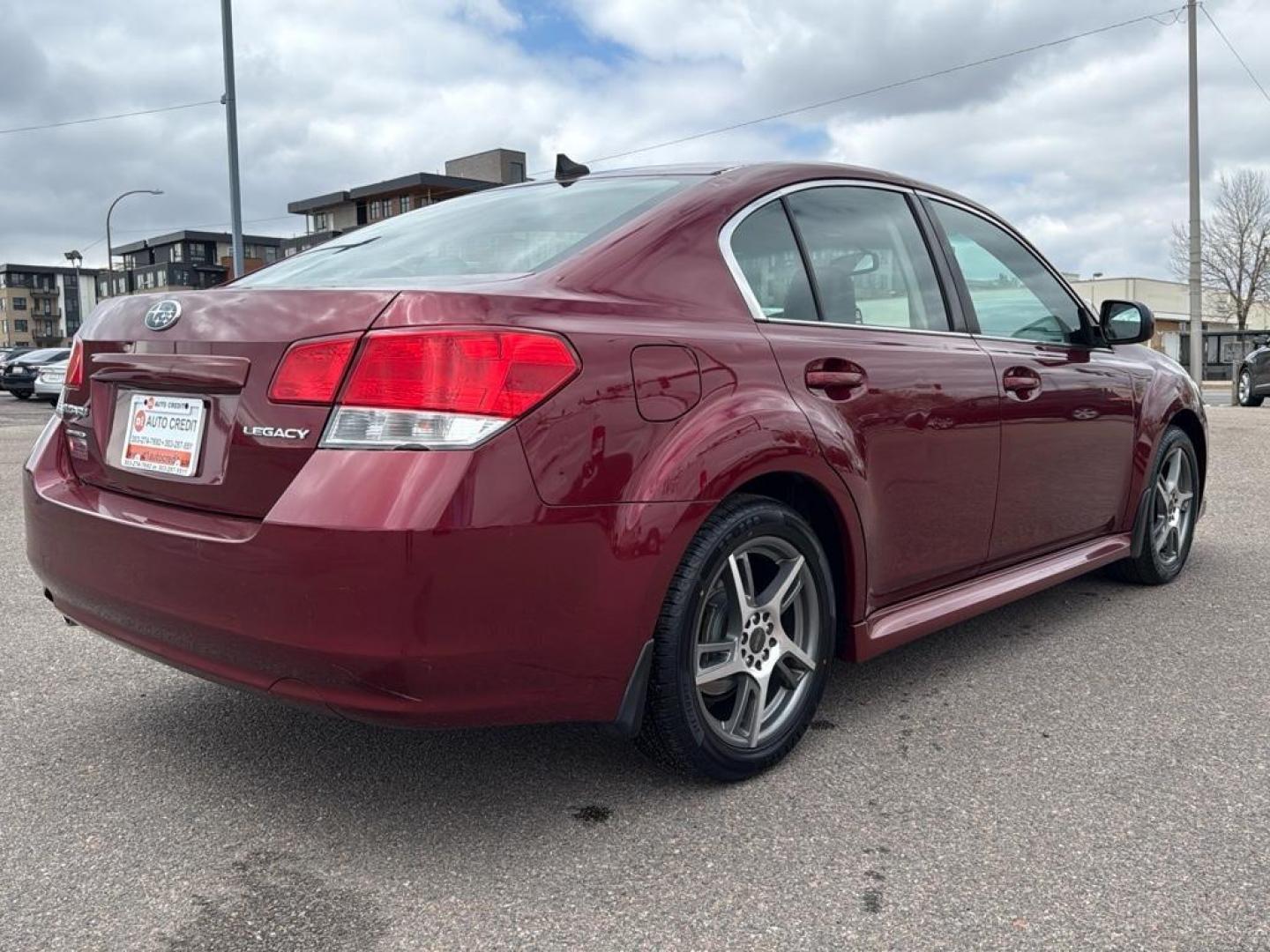 2011 RED Subaru Legacy 2.5i Limited (4S3BMCK66B3) with an 4 Cyl, 2.5L engine, Automatic transmission, located at 10890 W. Colfax Ave., Lakewood, CO, 80215, (303) 274-7692, 39.739914, -105.120132 - Photo#4