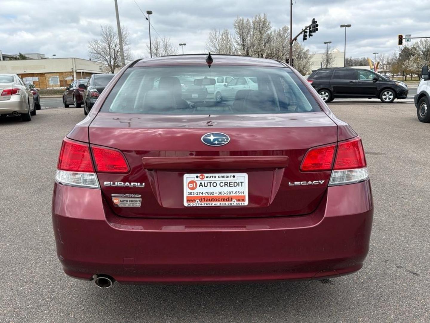 2011 RED Subaru Legacy 2.5i Limited (4S3BMCK66B3) with an 4 Cyl, 2.5L engine, Automatic transmission, located at 10890 W. Colfax Ave., Lakewood, CO, 80215, (303) 274-7692, 39.739914, -105.120132 - Photo#5