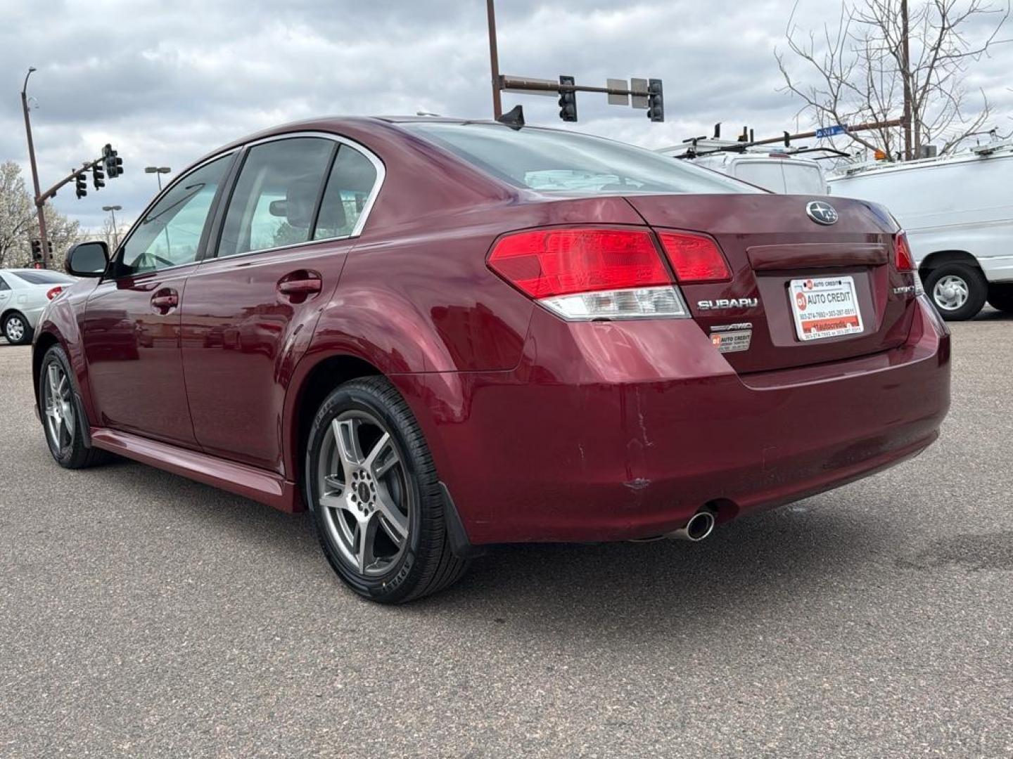 2011 RED Subaru Legacy 2.5i Limited (4S3BMCK66B3) with an 4 Cyl, 2.5L engine, Automatic transmission, located at 10890 W. Colfax Ave., Lakewood, CO, 80215, (303) 274-7692, 39.739914, -105.120132 - Photo#6