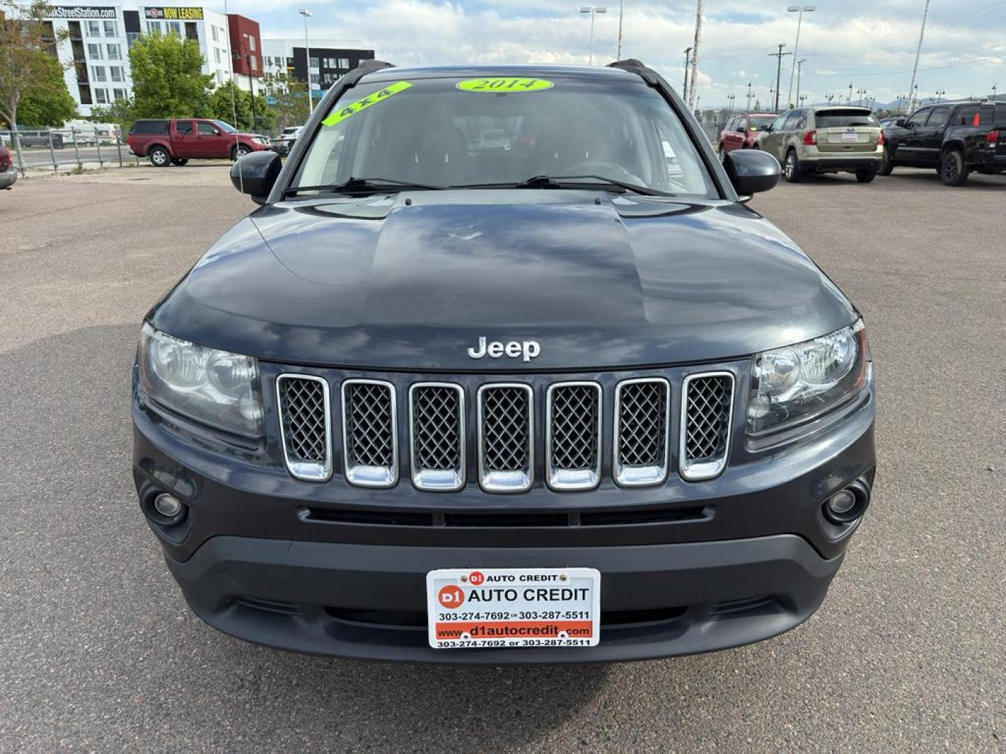 2014 GRAY Jeep Compass Sport (1C4NJDAB0ED) with an 4 Cyl, 2.4L engine, Manual transmission, located at 10890 W. Colfax Ave., Lakewood, CO, 80215, (303) 274-7692, 39.739914, -105.120132 - Discover adventure and reliability with this dynamic 2014 Jeep Compass Sport, the perfect blend of rugged capability and modern comfort! This robust SUV is ready to take you on any journey, with its dependable 4WD system ensuring confidence and control on all terrains, from city streets to off-road - Photo#1