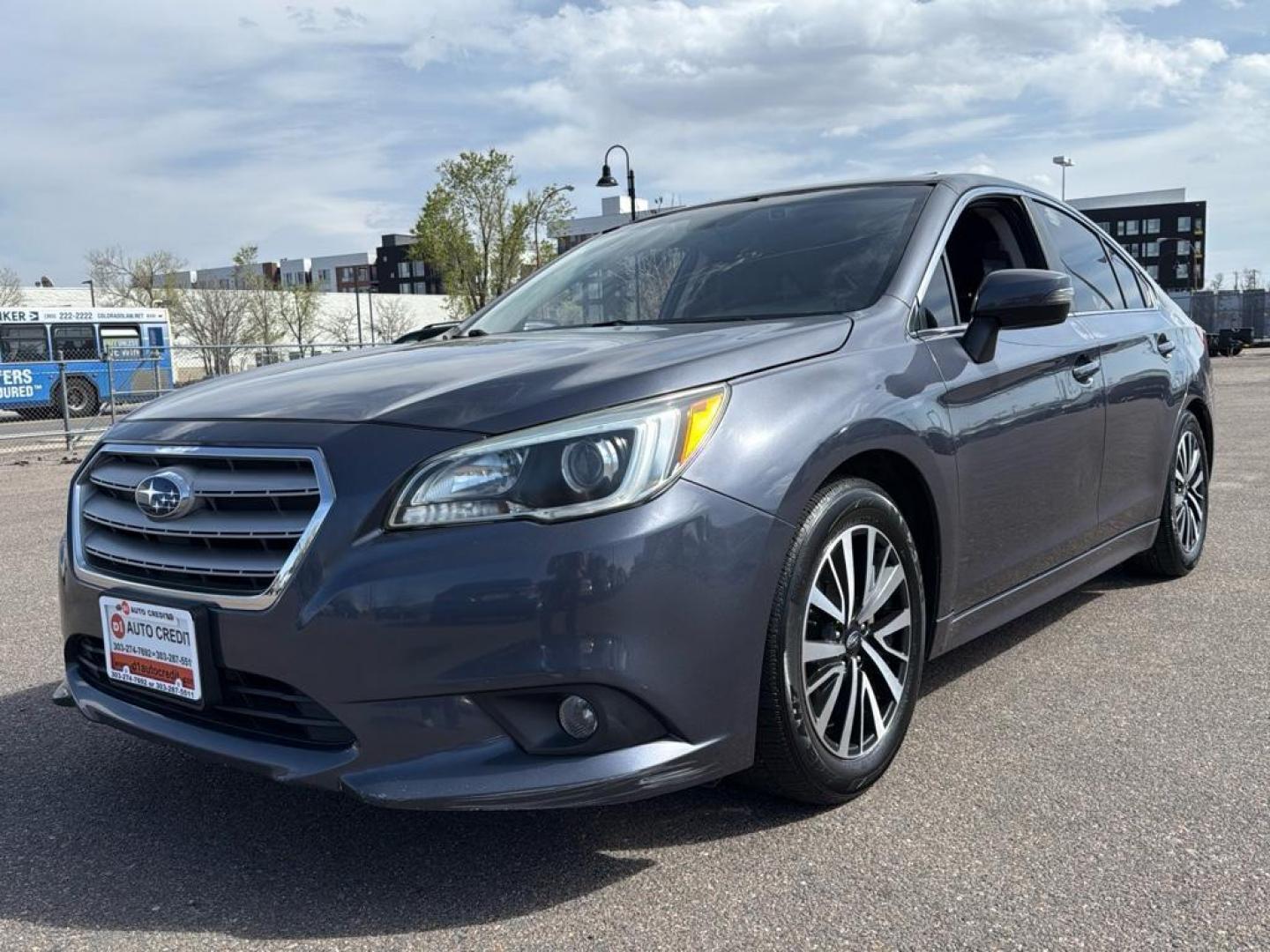 2015 GRAY Subaru Legacy 2.5i Premium (4S3BNAF64F3) with an 4 Cyl, 2.5L engine, Automatic transmission, located at 10890 W. Colfax Ave., Lakewood, CO, 80215, (303) 274-7692, 39.739914, -105.120132 - Photo#0