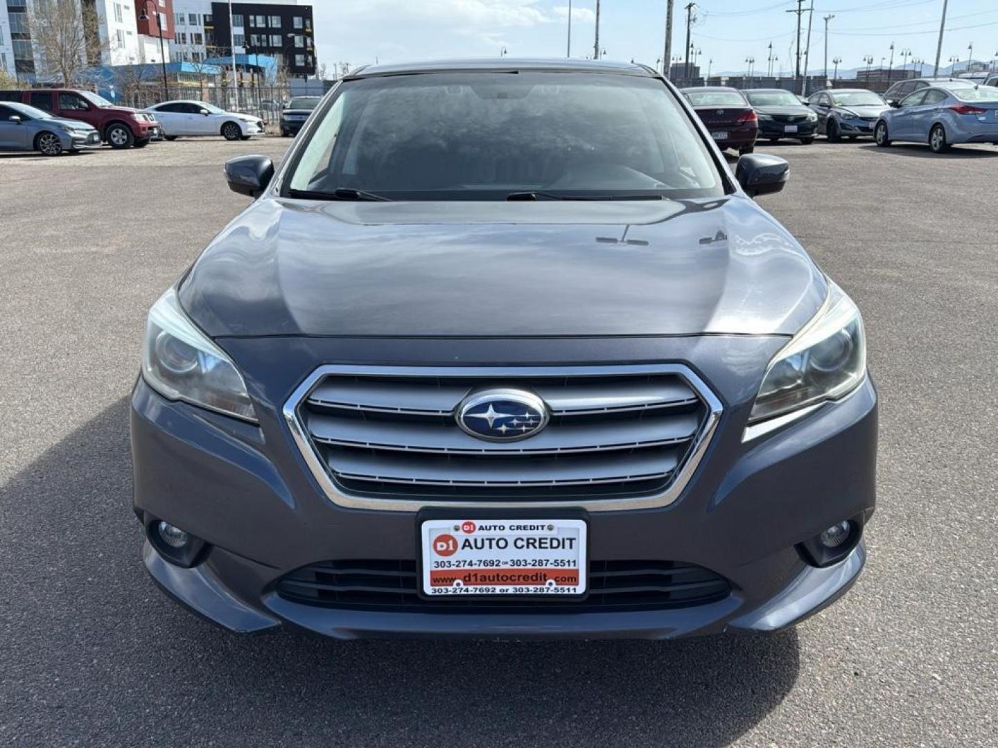 2015 GRAY Subaru Legacy 2.5i Premium (4S3BNAF64F3) with an 4 Cyl, 2.5L engine, Automatic transmission, located at 10890 W. Colfax Ave., Lakewood, CO, 80215, (303) 274-7692, 39.739914, -105.120132 - Photo#1