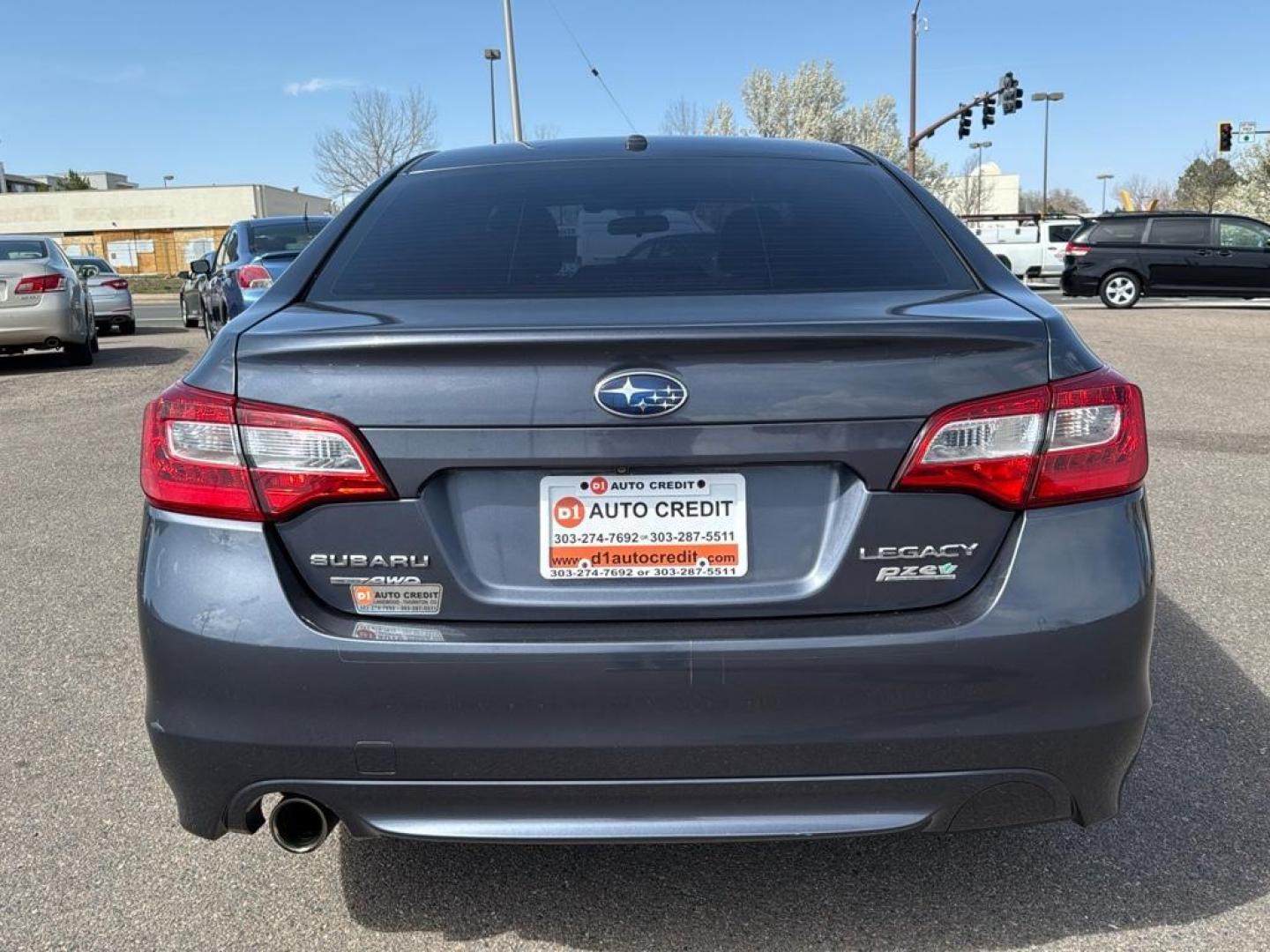 2015 GRAY Subaru Legacy 2.5i Premium (4S3BNAF64F3) with an 4 Cyl, 2.5L engine, Automatic transmission, located at 10890 W. Colfax Ave., Lakewood, CO, 80215, (303) 274-7692, 39.739914, -105.120132 - Photo#5