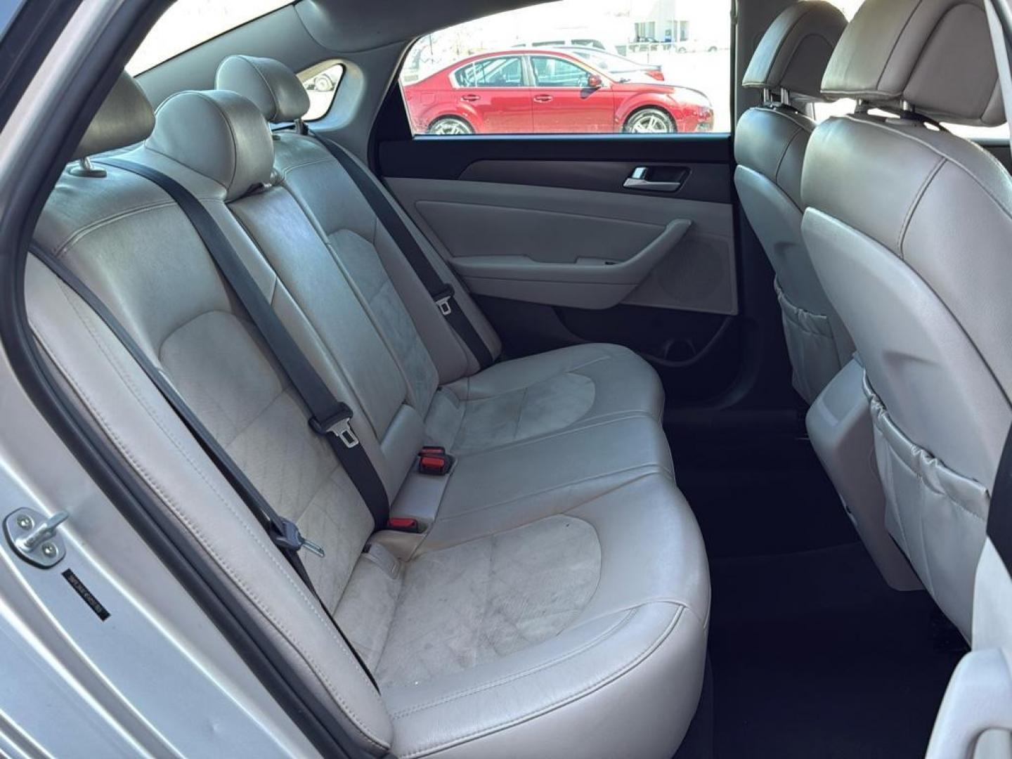 2015 SILVER Hyundai Sonata SPORT (5NPE34AF4FH) with an 4 Cyl, 2.4L engine, Automatic transmission, located at 10890 W. Colfax Ave., Lakewood, CO, 80215, (303) 274-7692, 39.739914, -105.120132 - Photo#11