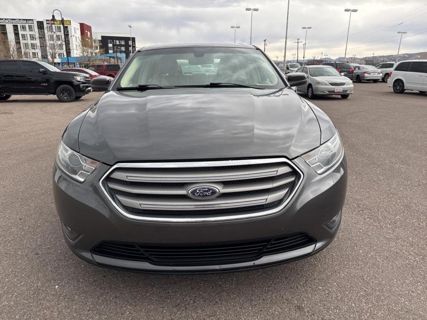 2016 GRAY Ford Taurus SEL (1FAHP2E85GG) with an V6, 3.5L engine, Automatic transmission, located at 10890 W. Colfax Ave., Lakewood, CO, 80215, (303) 274-7692, 39.739914, -105.120132 - Photo#28