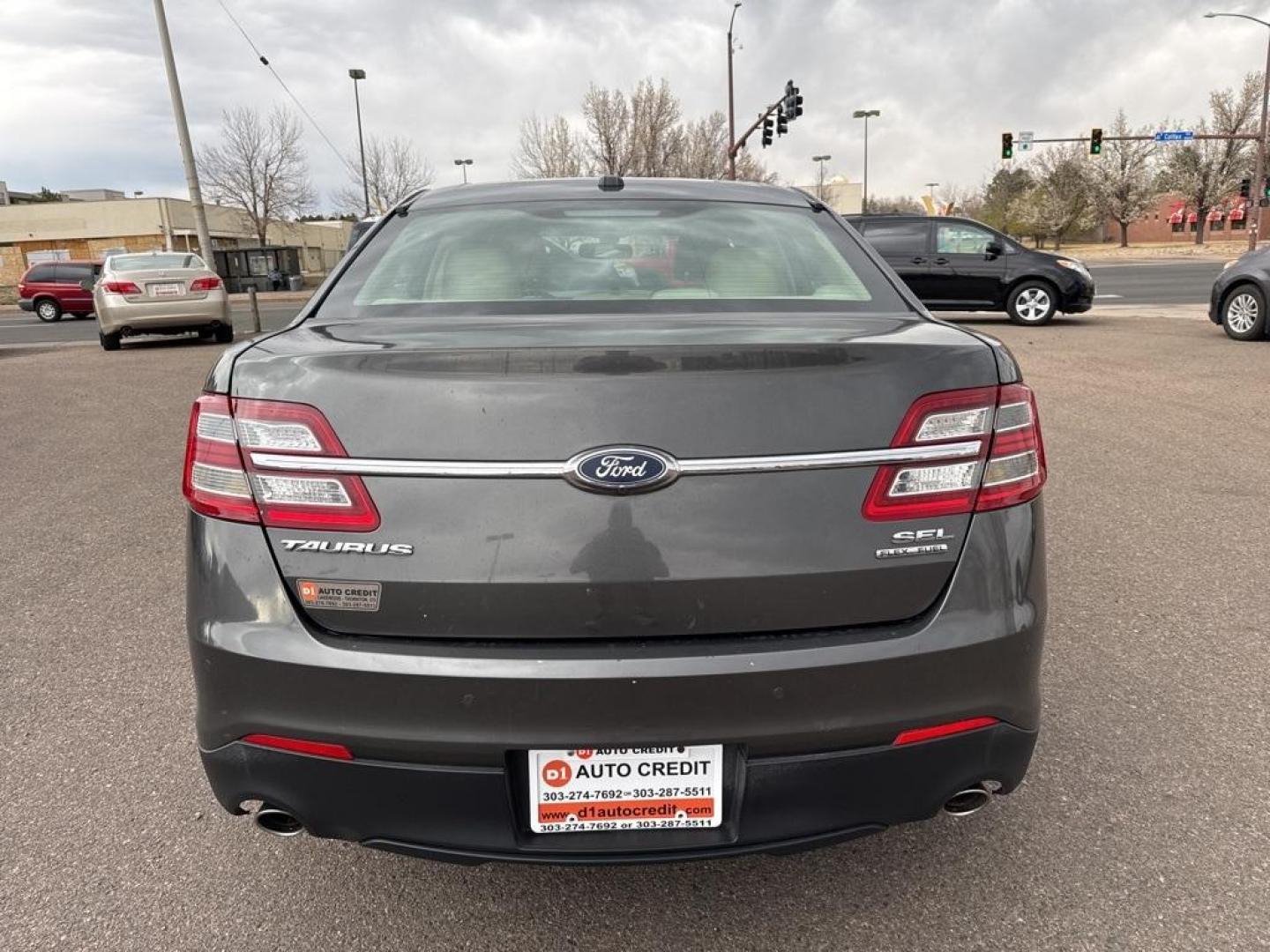 2016 GRAY Ford Taurus SEL (1FAHP2E85GG) with an V6, 3.5L engine, Automatic transmission, located at 10890 W. Colfax Ave., Lakewood, CO, 80215, (303) 274-7692, 39.739914, -105.120132 - Photo#32
