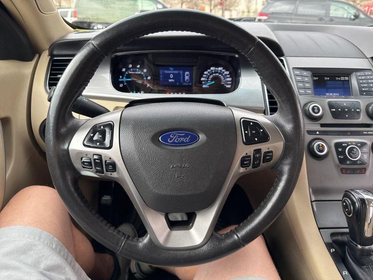 2016 GRAY Ford Taurus SEL (1FAHP2E85GG) with an V6, 3.5L engine, Automatic transmission, located at 10890 W. Colfax Ave., Lakewood, CO, 80215, (303) 274-7692, 39.739914, -105.120132 - Photo#13